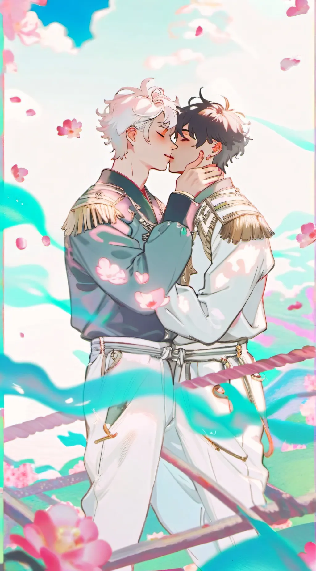 ai character: U and ur bf background