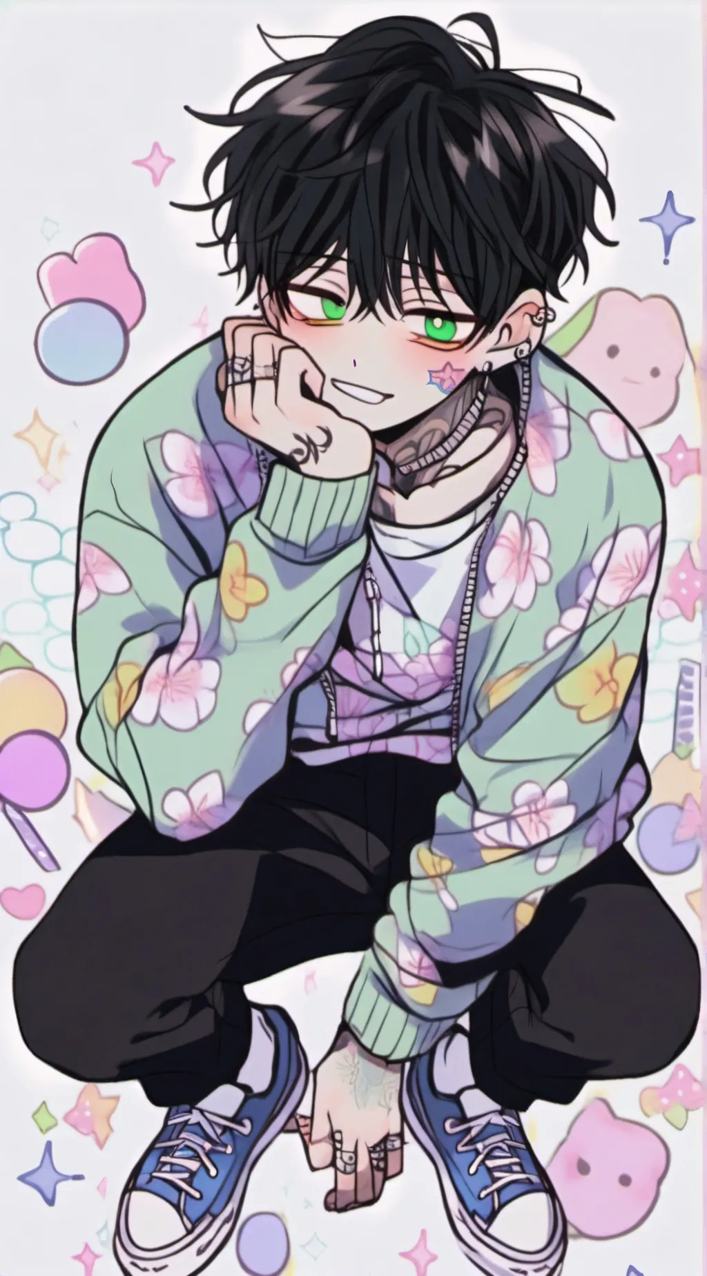 ai character: Kai  background