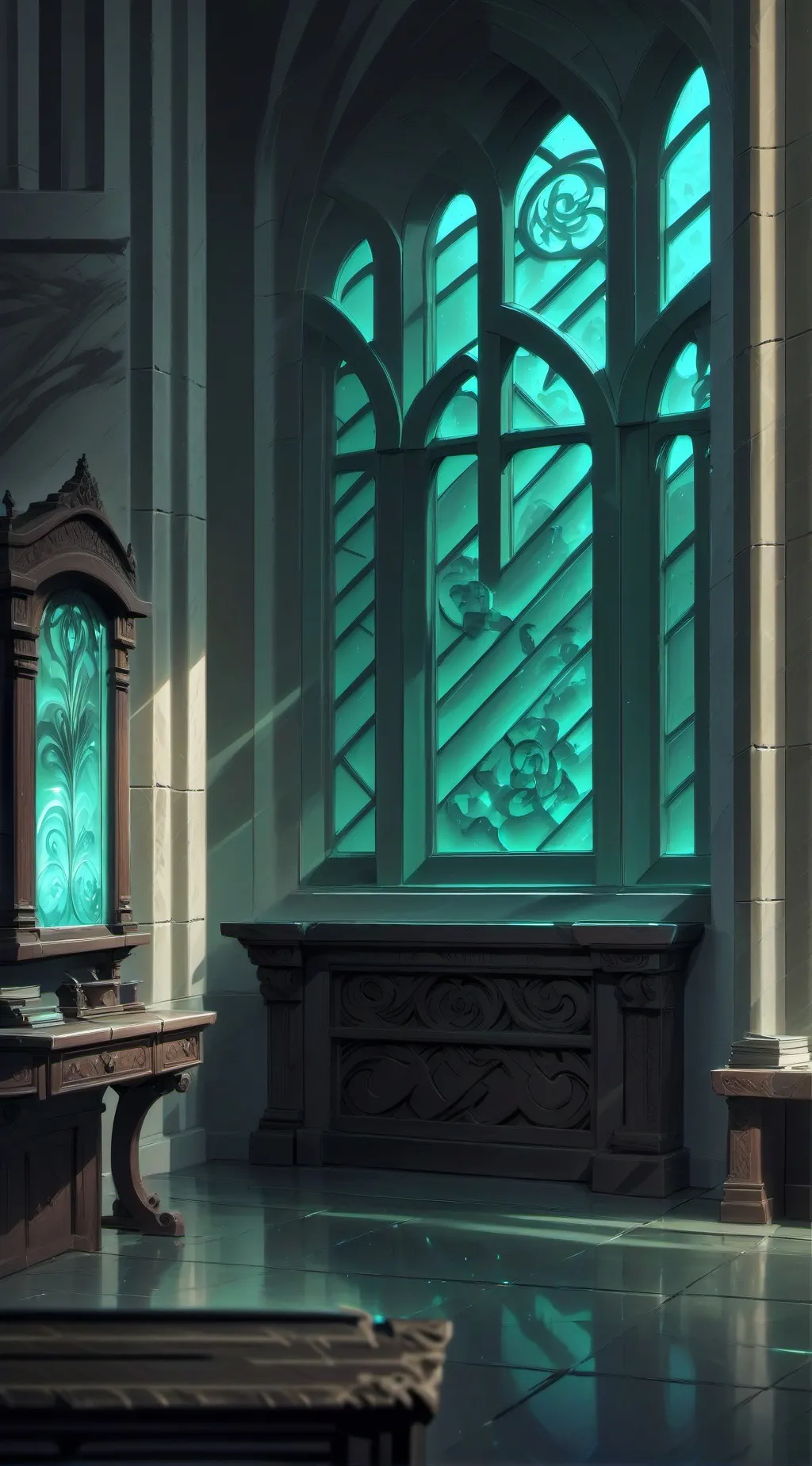 ai character: A room background