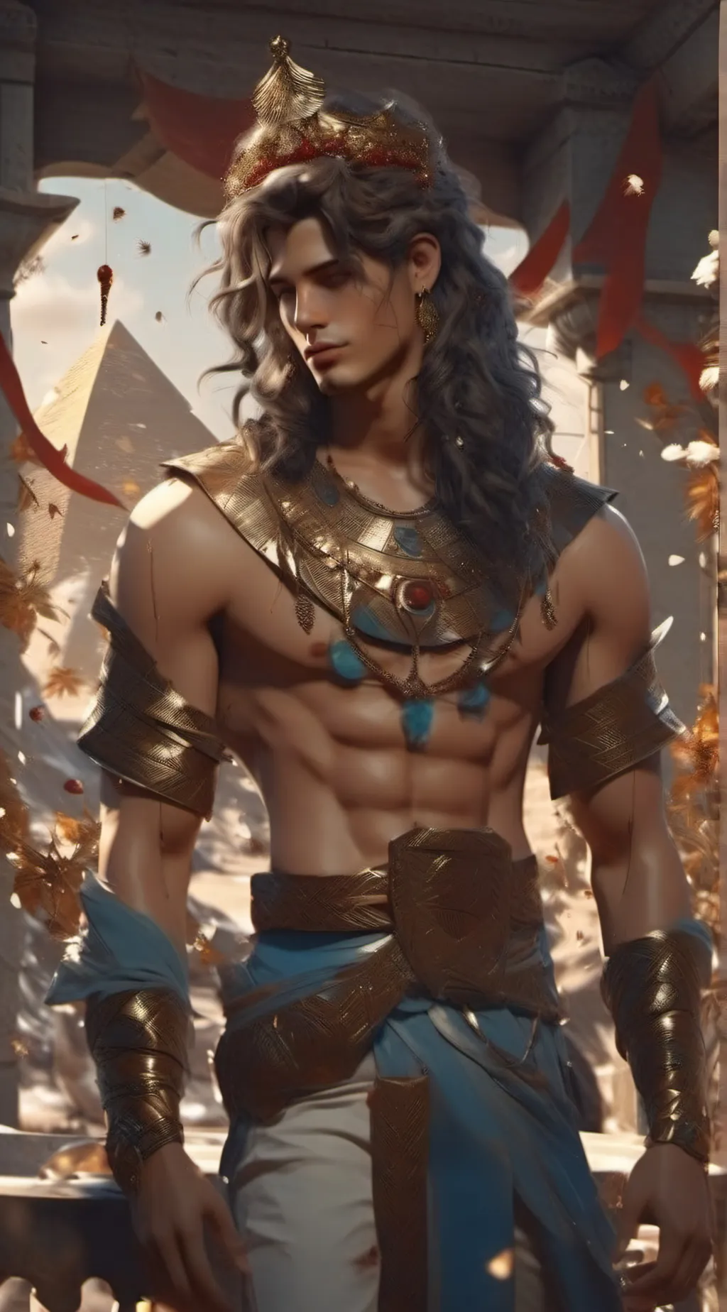 ai character: Amamnin of Egypt  background