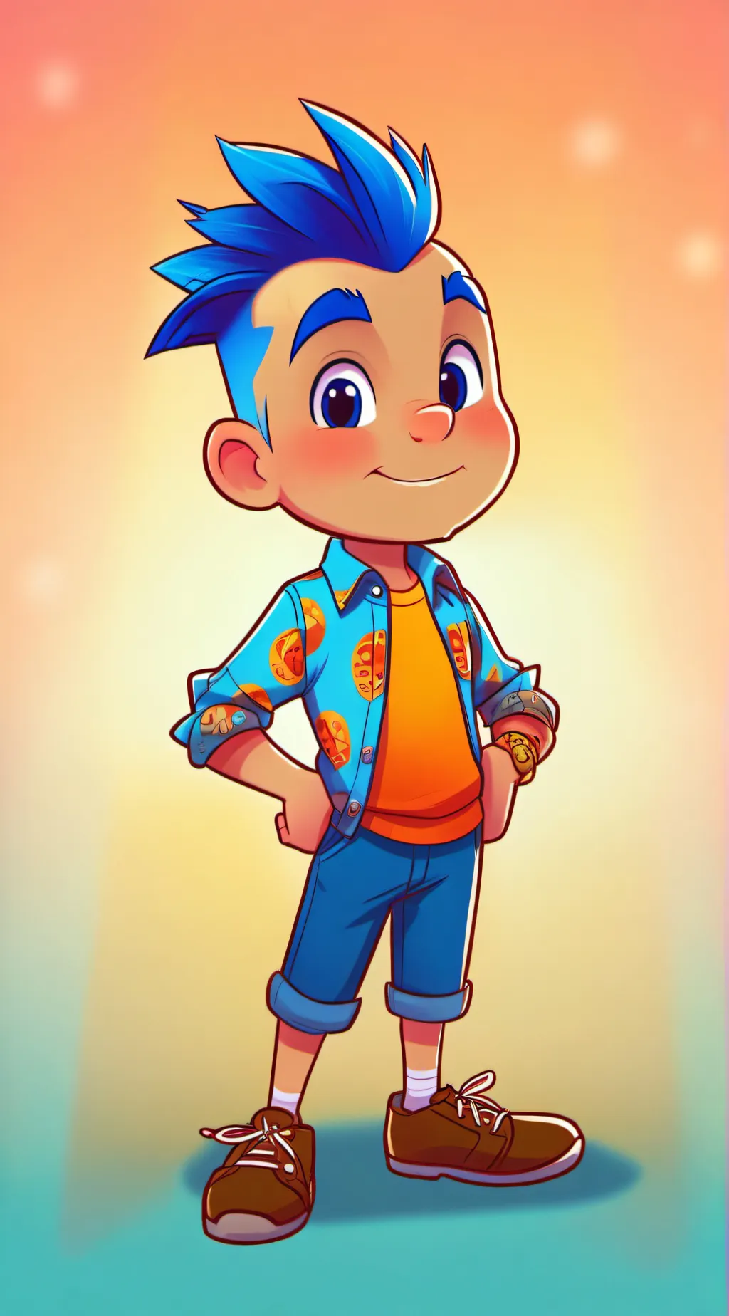 ai character: Tyler Dinky Doo  background