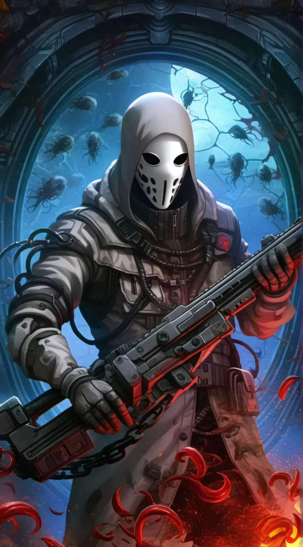 ai character: SCP X task force background