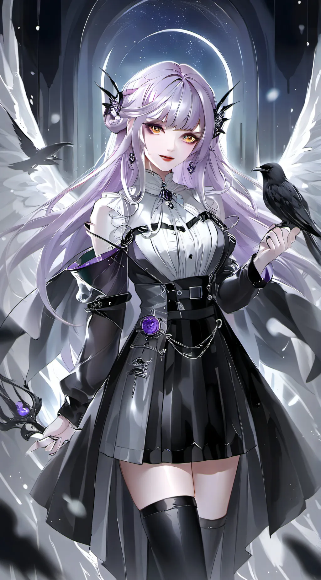 ai character: uppermoon background