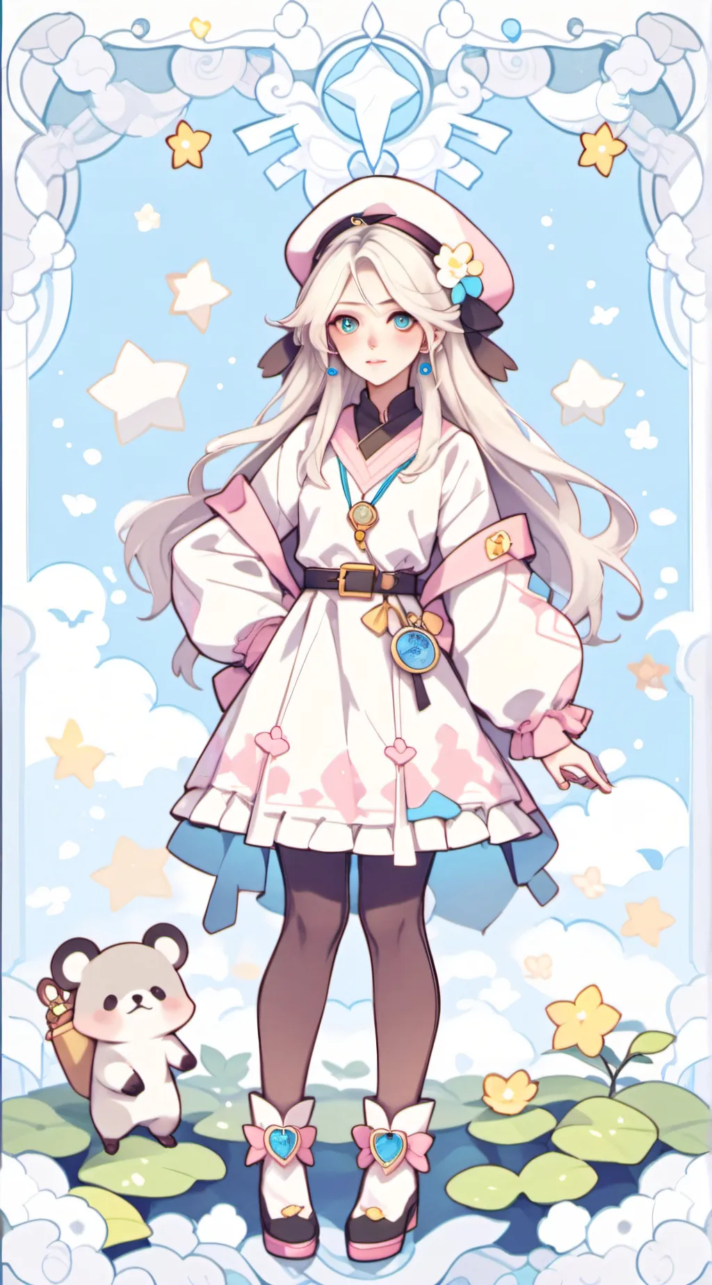 ai character: MHA followed background