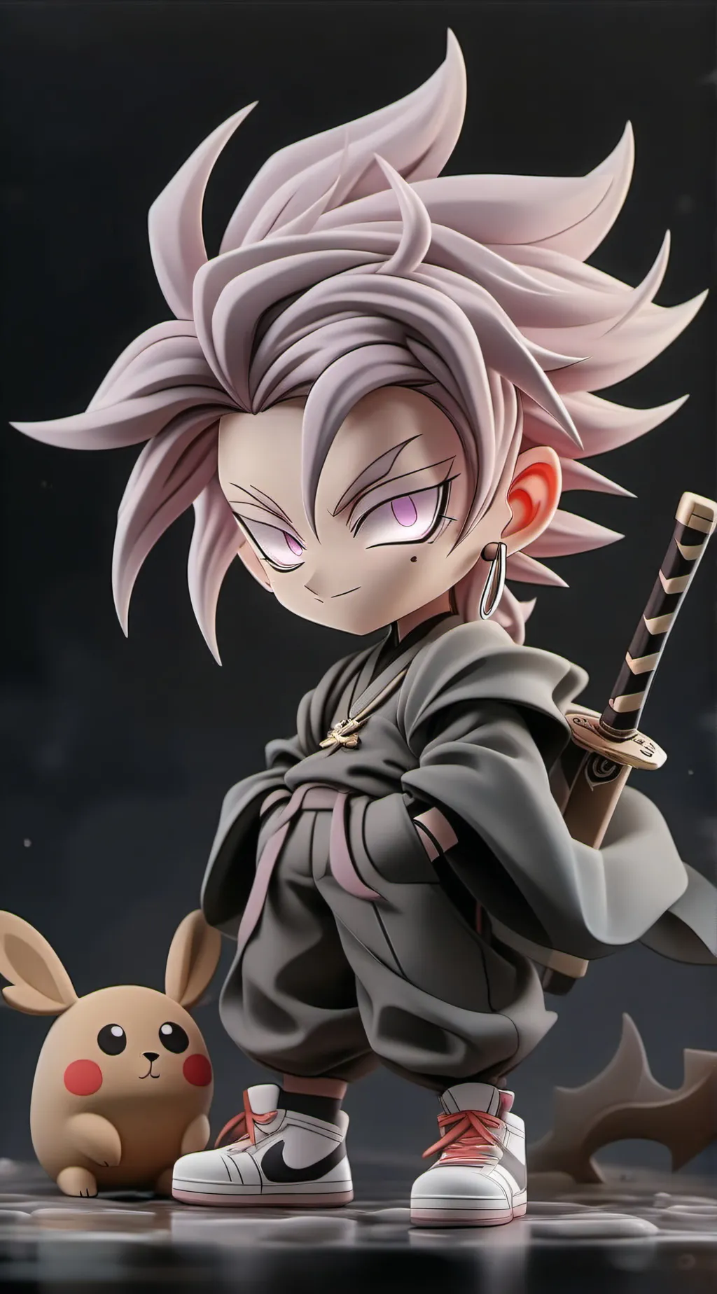 ai character: Goku Black  background