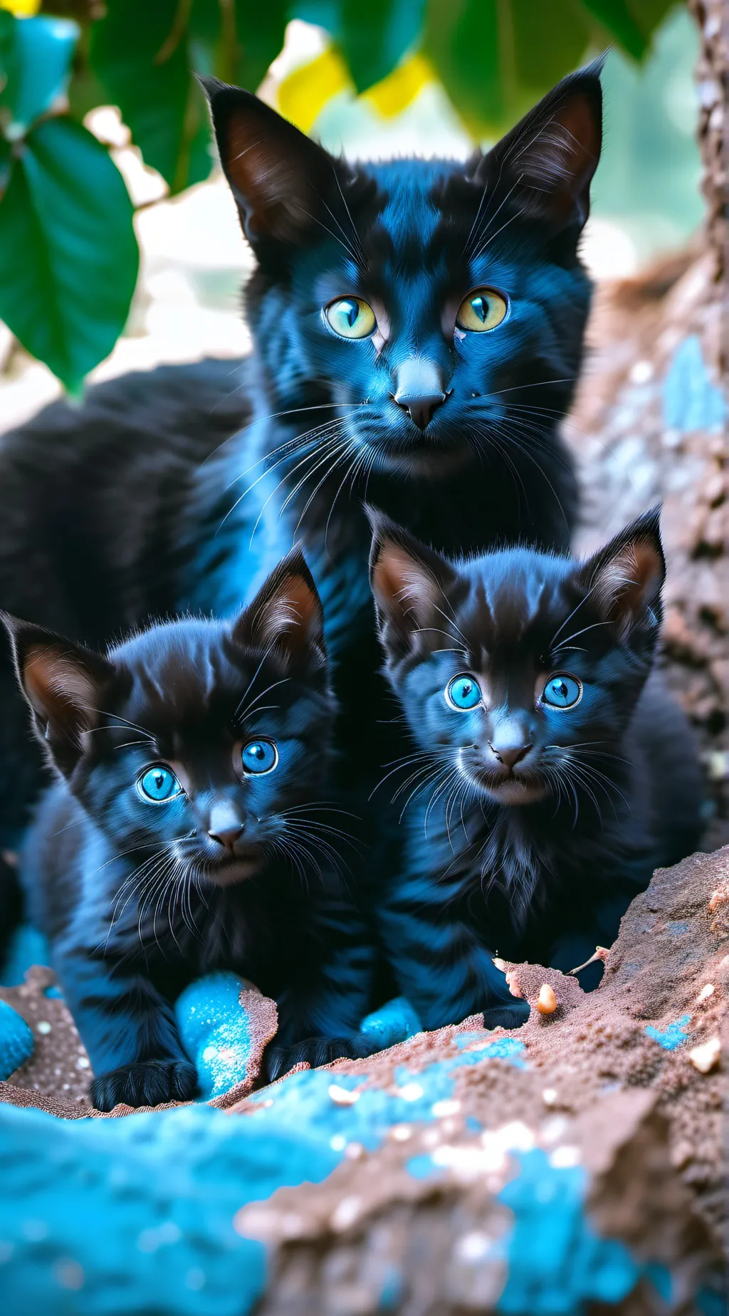 ai character: cat family background