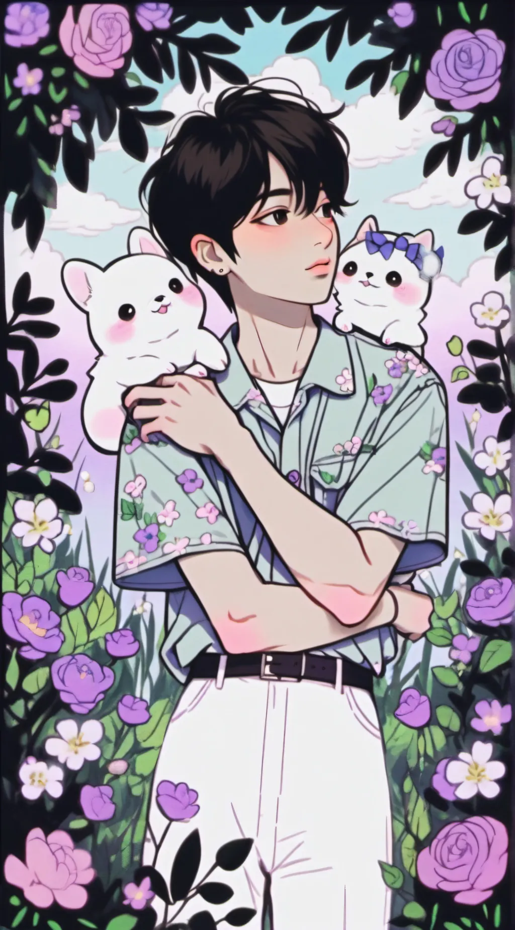 ai character: ☆park sunghoon☆ background