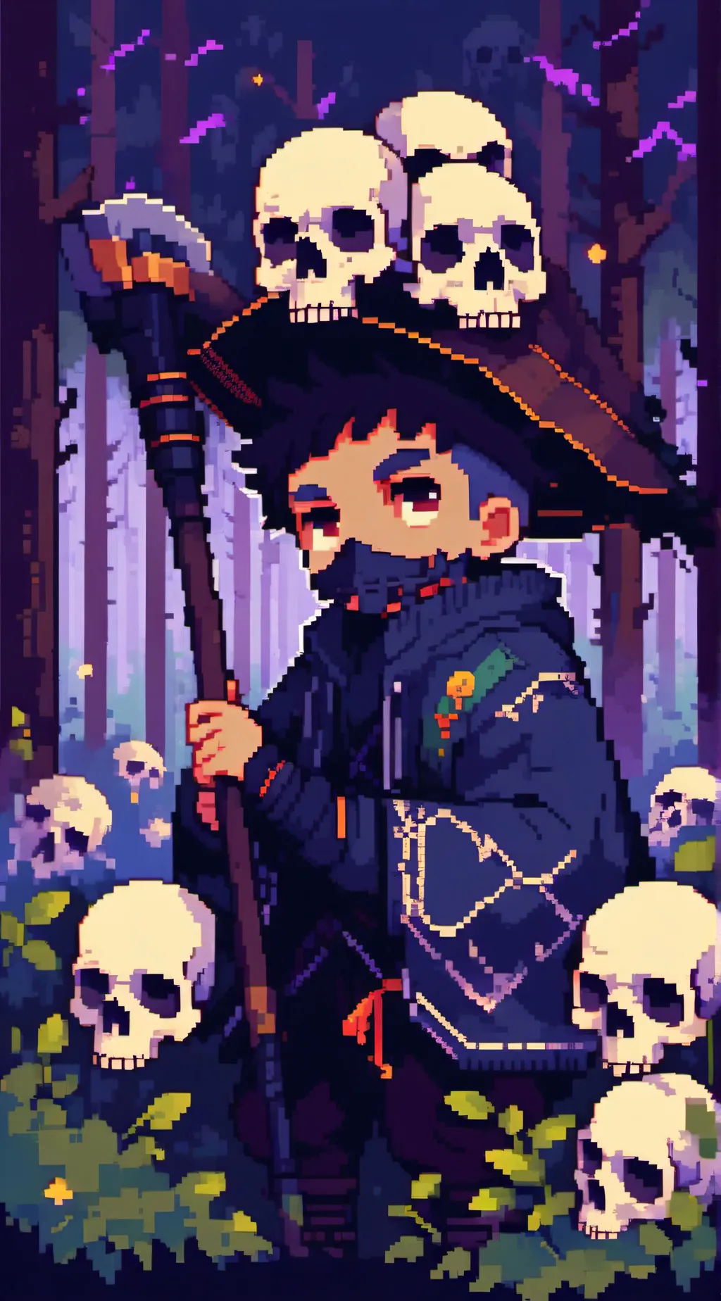 ai character: reaper background