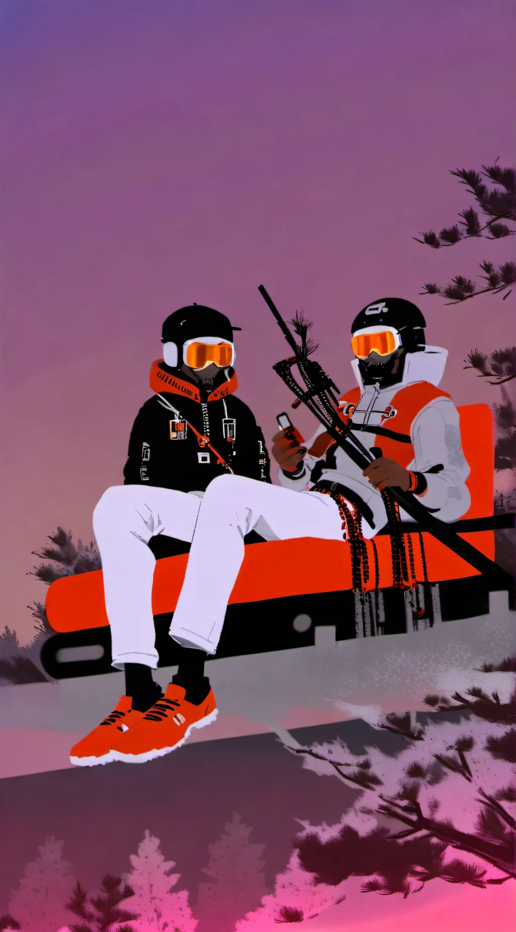 ai character: Justin and cinco background