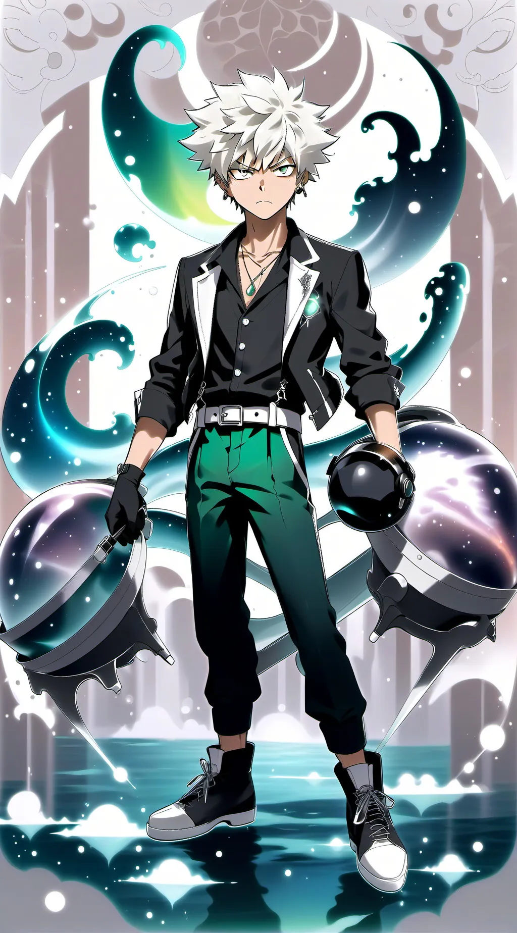 ai character: bakugo background