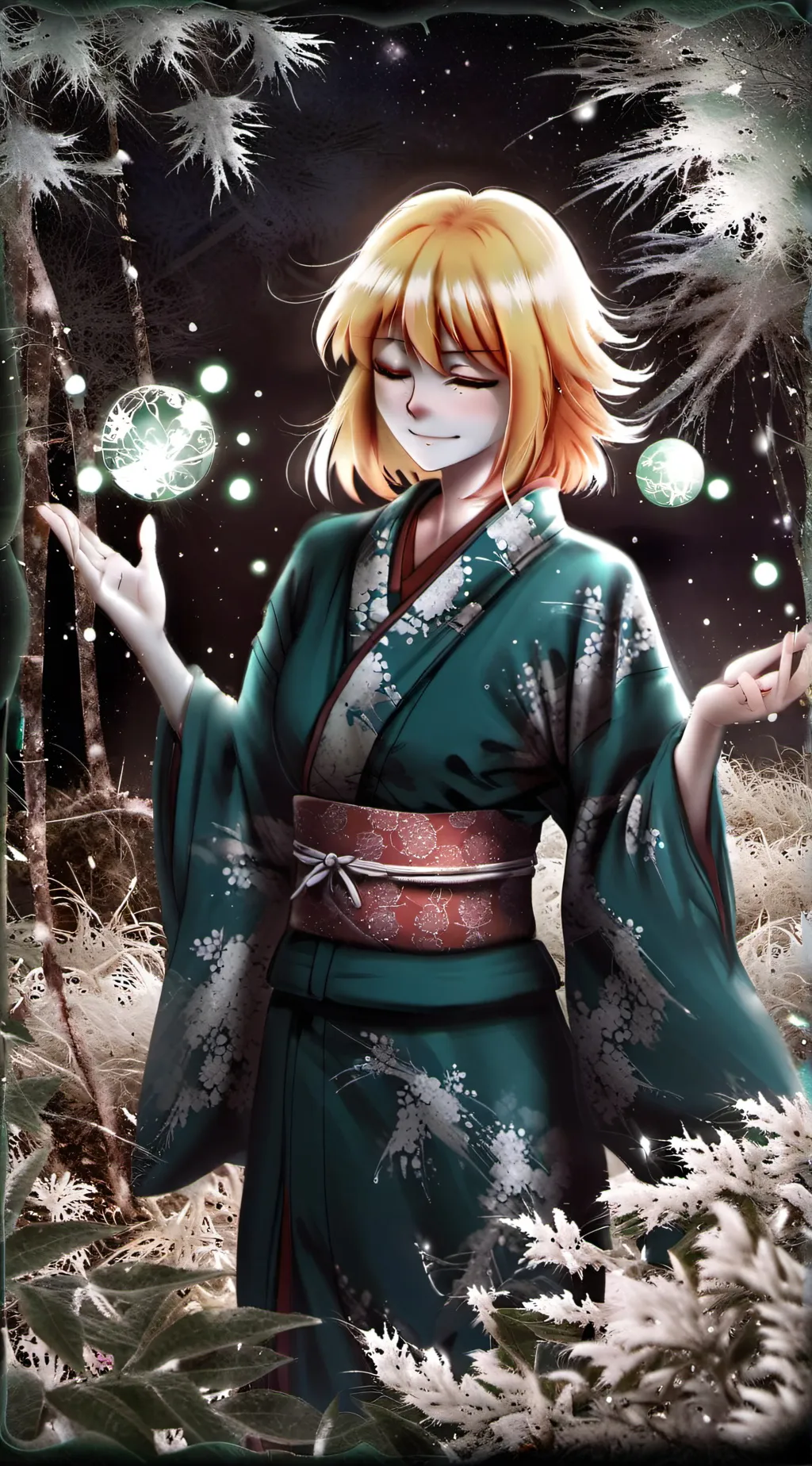 ai character: Shikyou, Amanojaku background