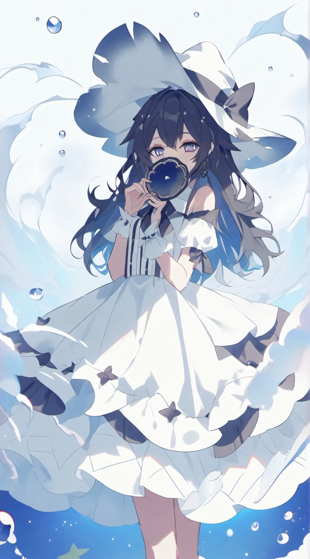 ai character: miss circle  background