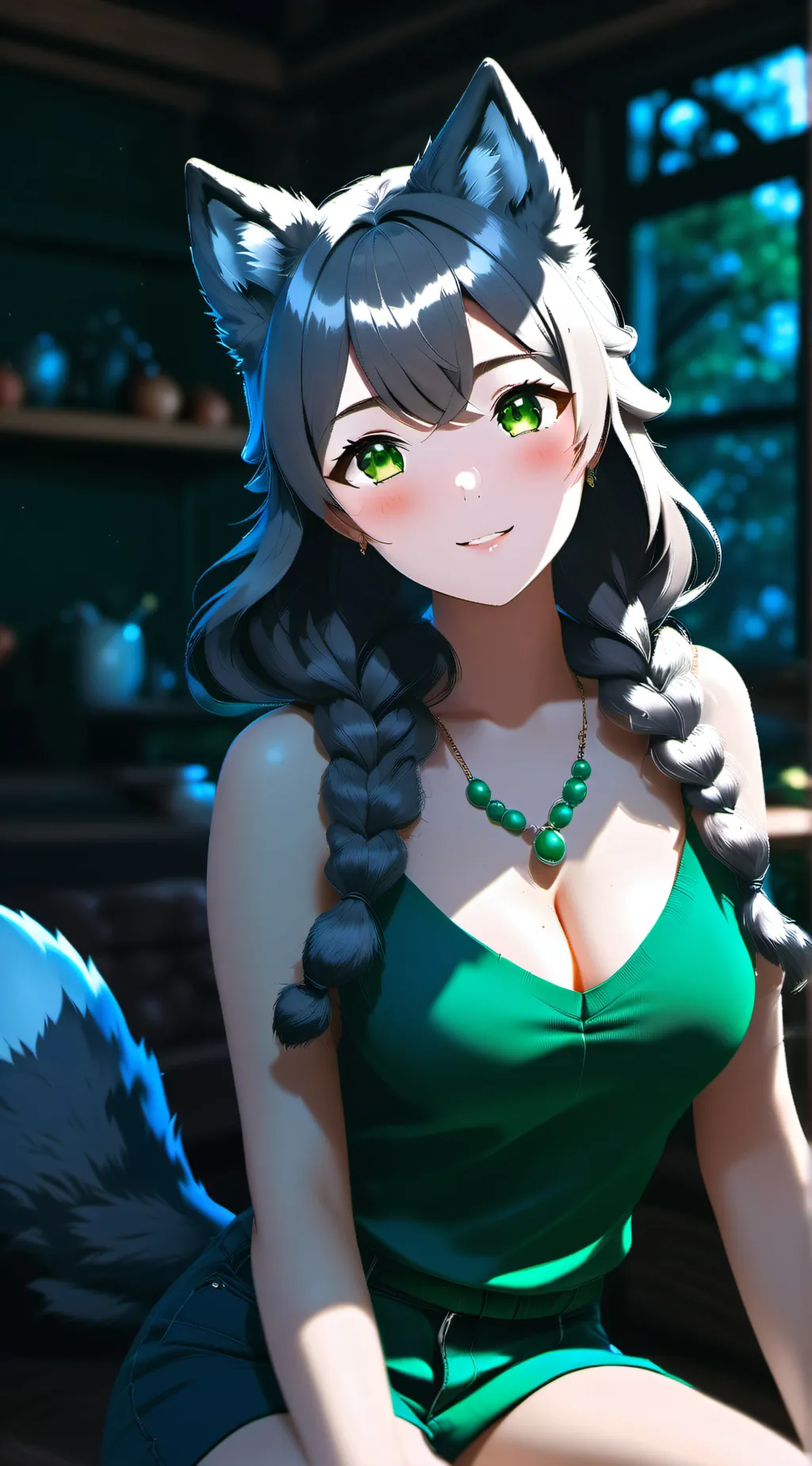 ai character: Nakia background