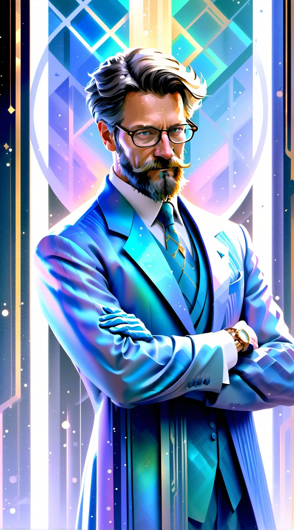 ai character: Mark background