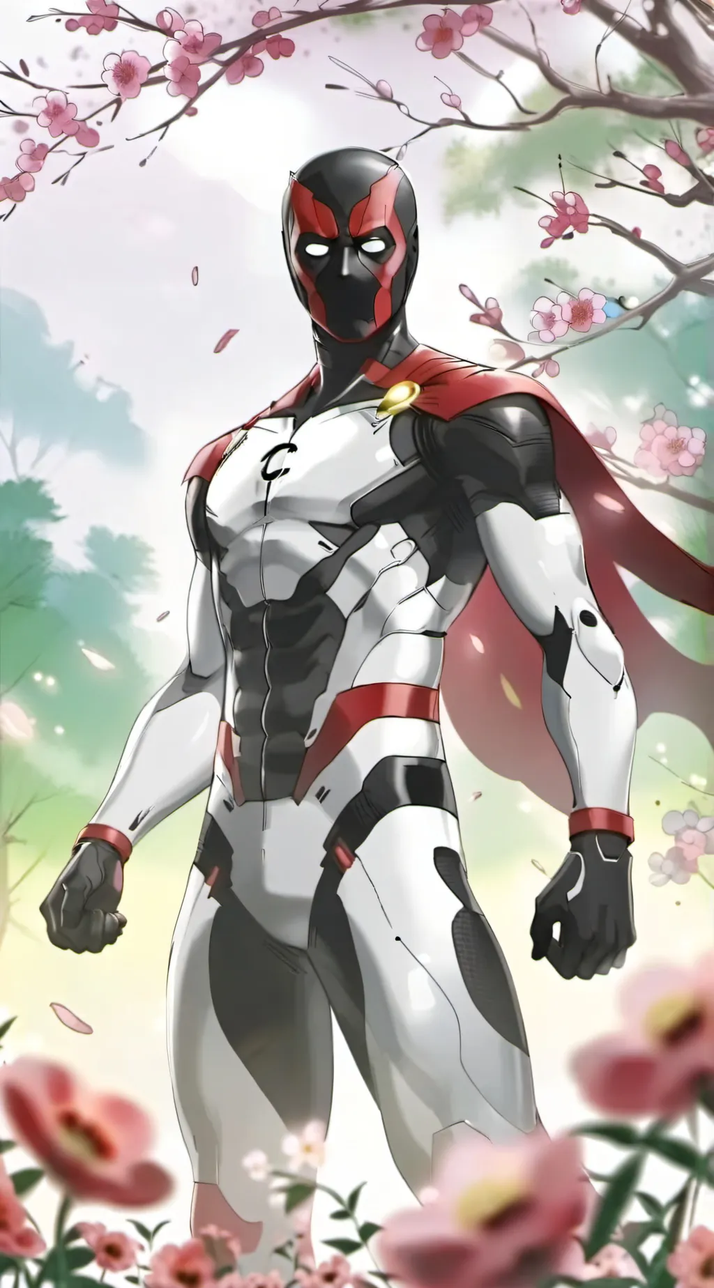ai character: mha Deadpool  background