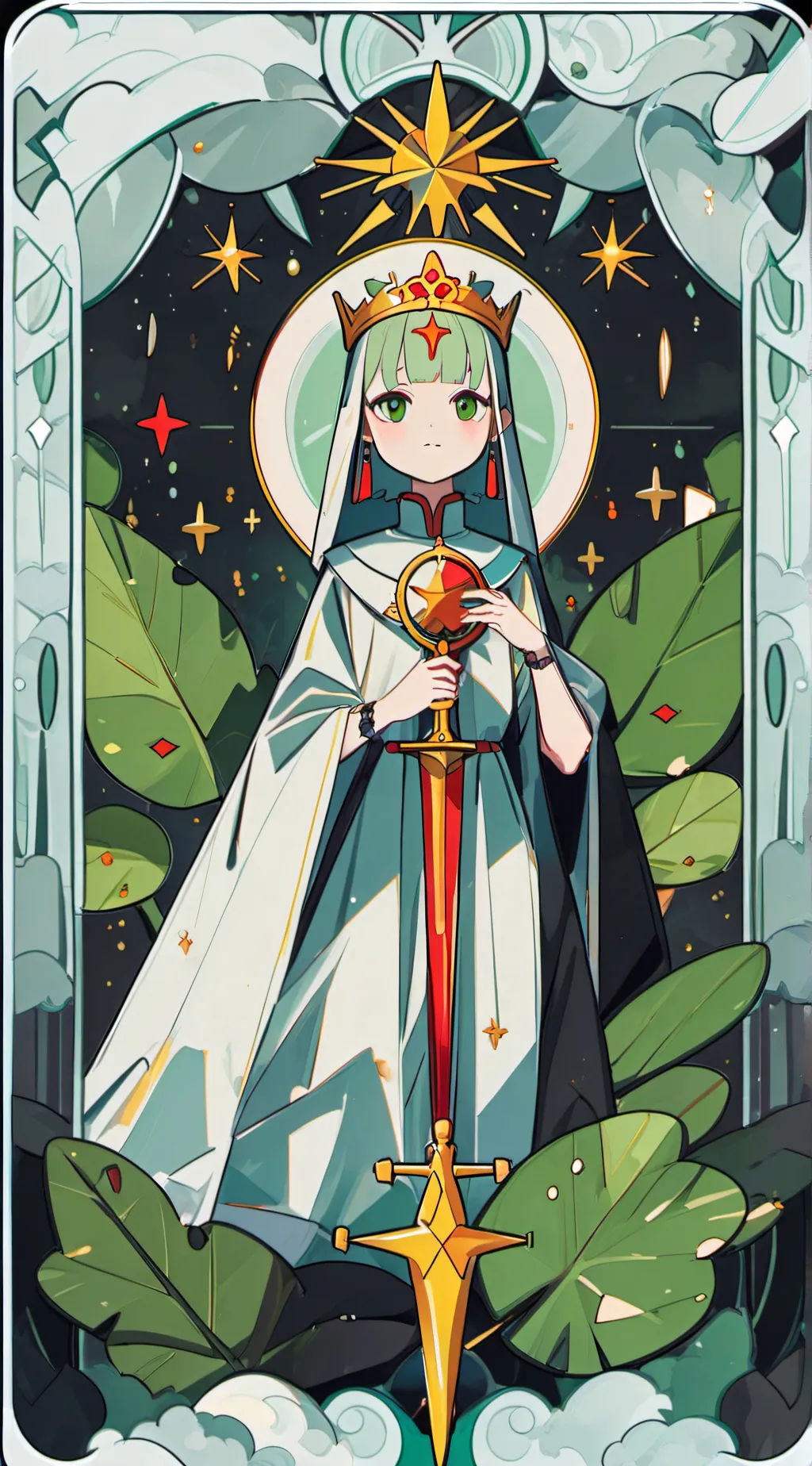 ai character: Anime Girl background