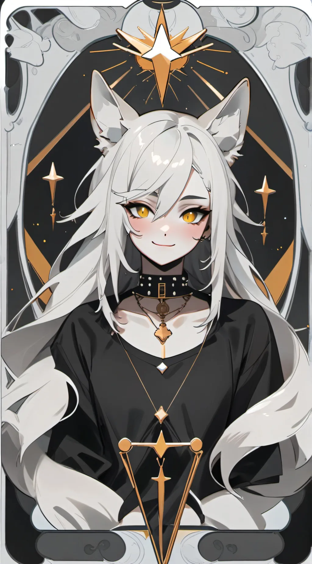 ai character: Moon background