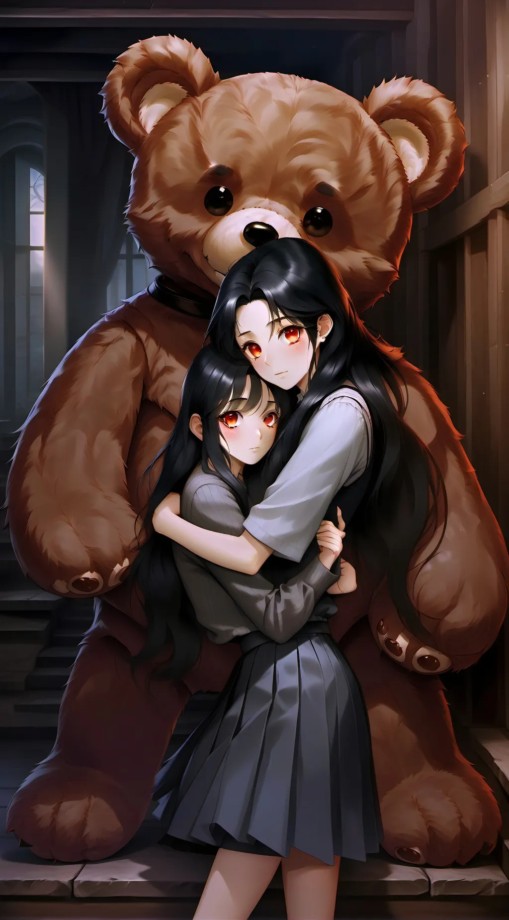 ai character: Lily-bear  background