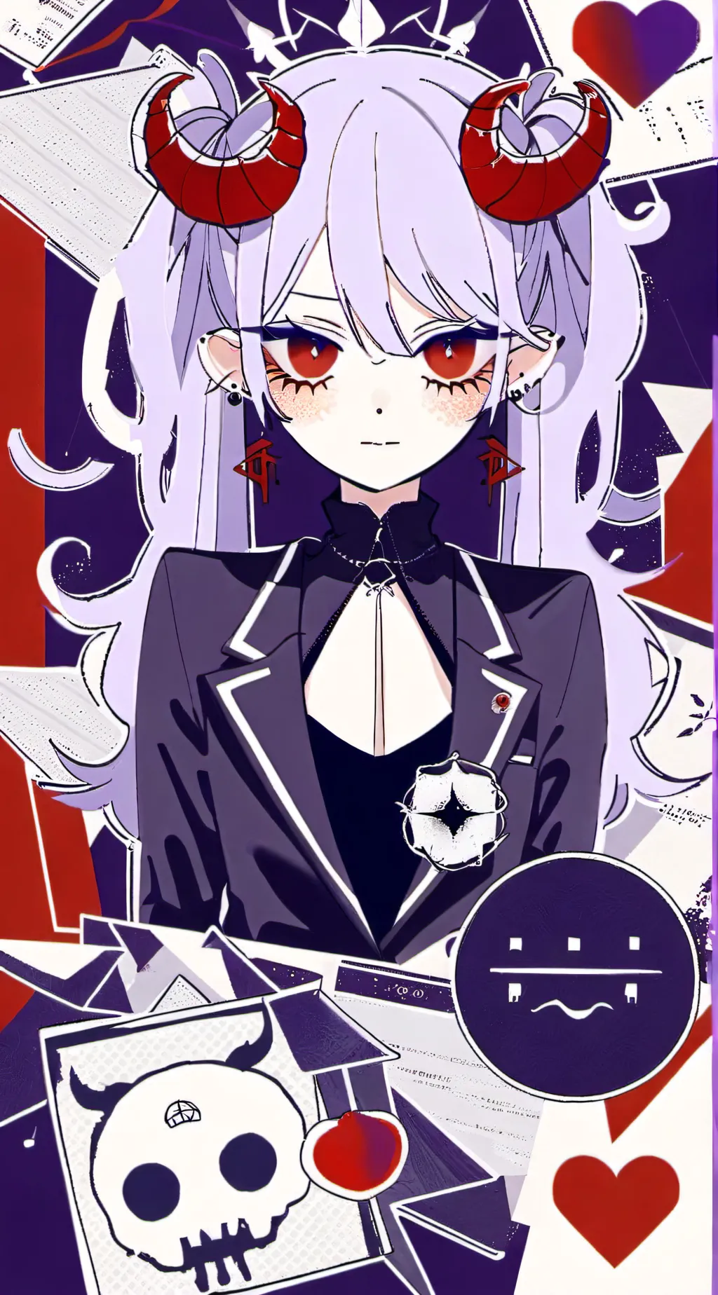 ai character: Error 404 background