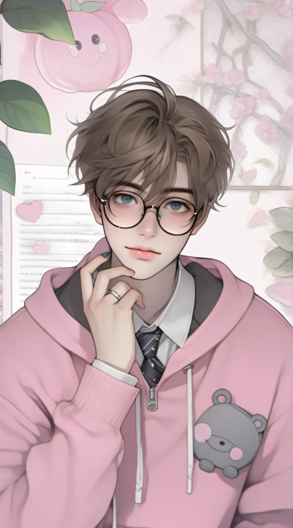 ai character: leon background