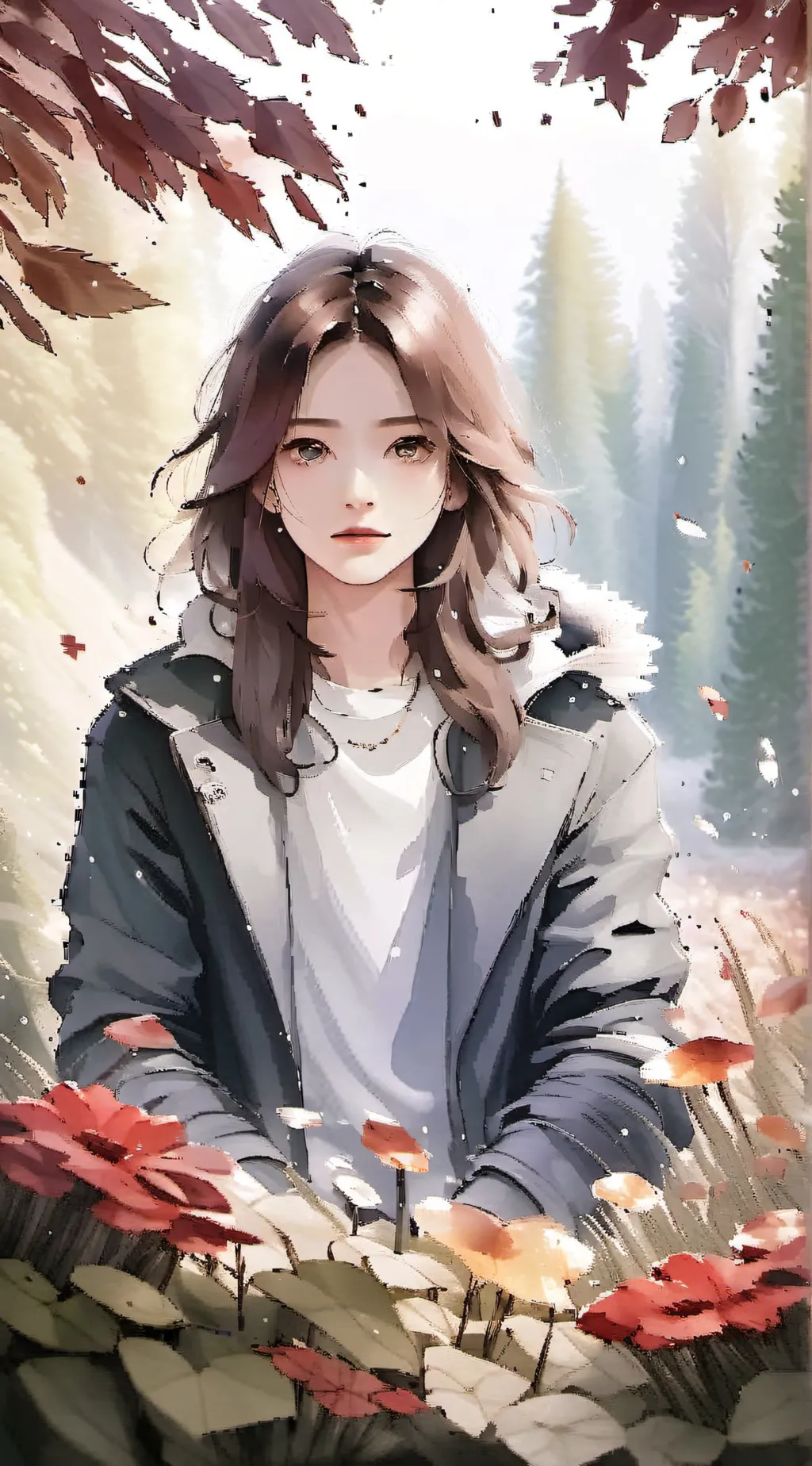 ai character: lesbian girl background