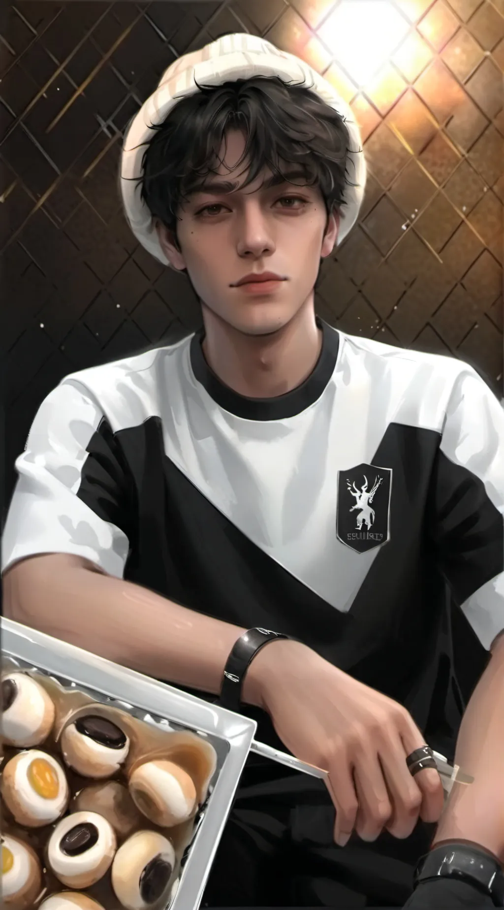 ai character: Kris ❤️❤️ background