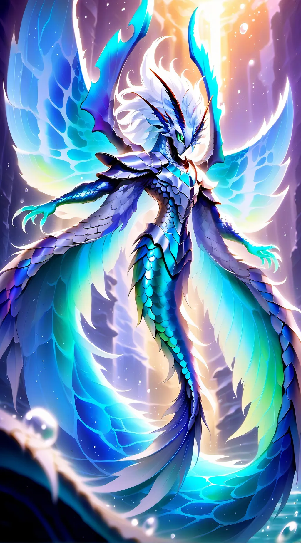 ai character: Aetheris Seraph background