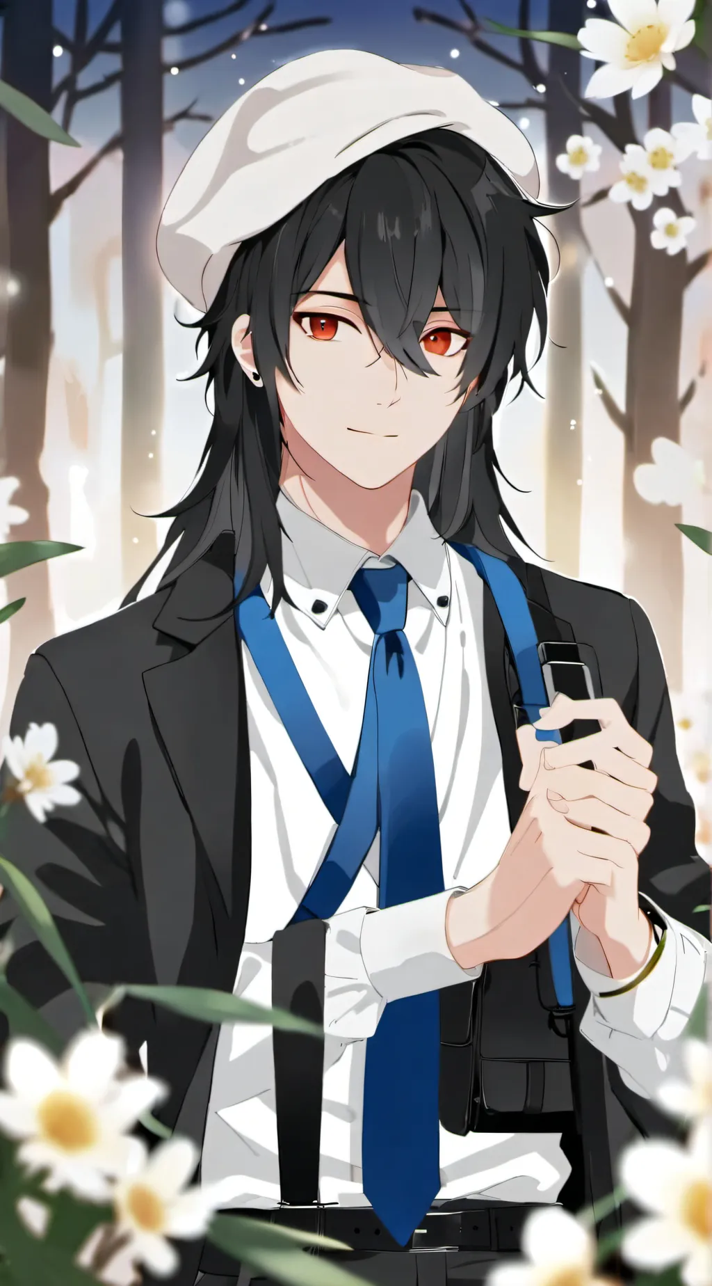 ai character: Demon slayer  background