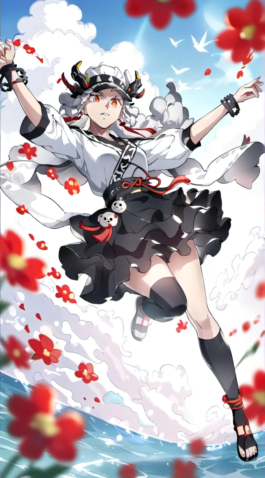 ai character: Jjk sleepover background