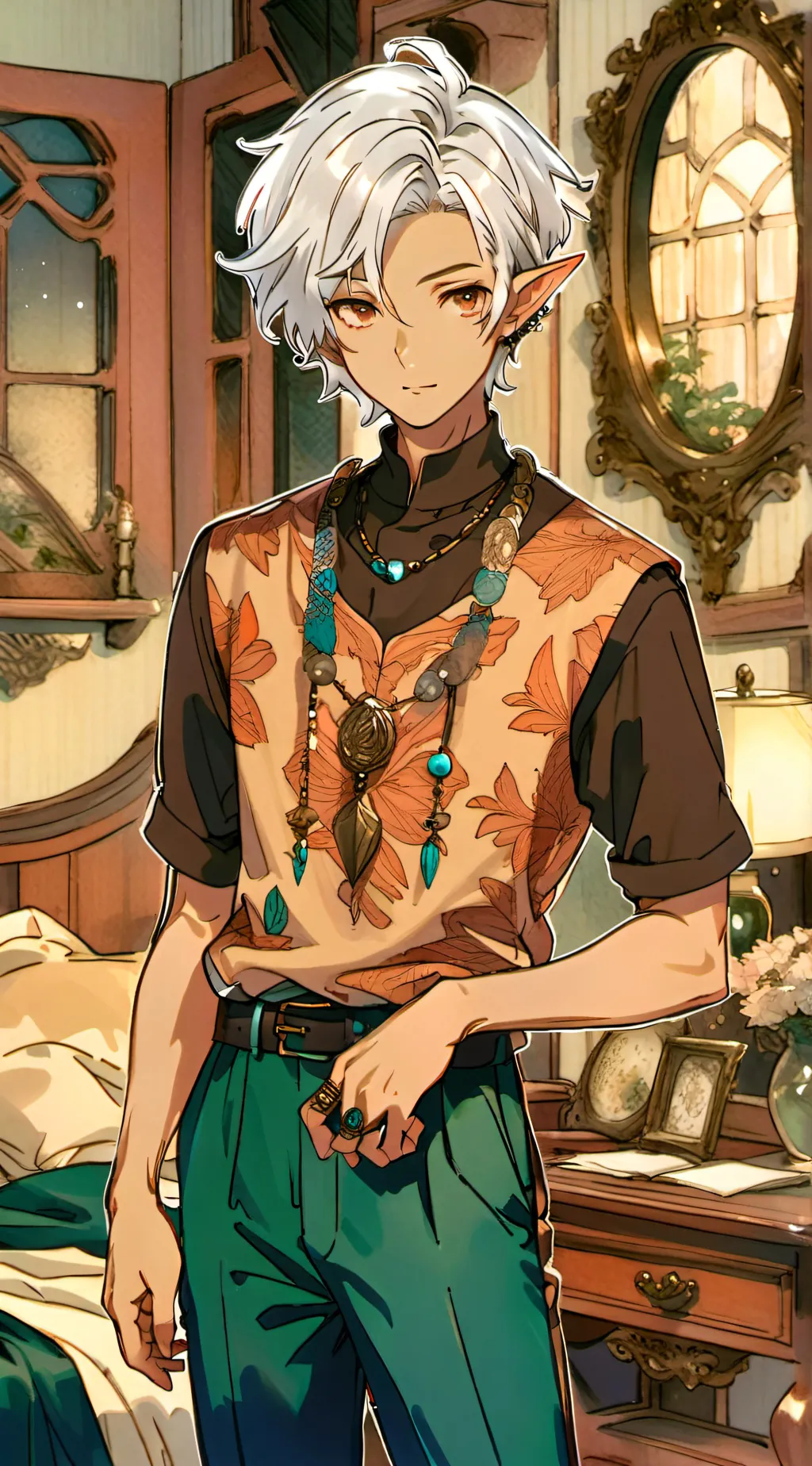 ai character: .˚✮Zander✮˚. background