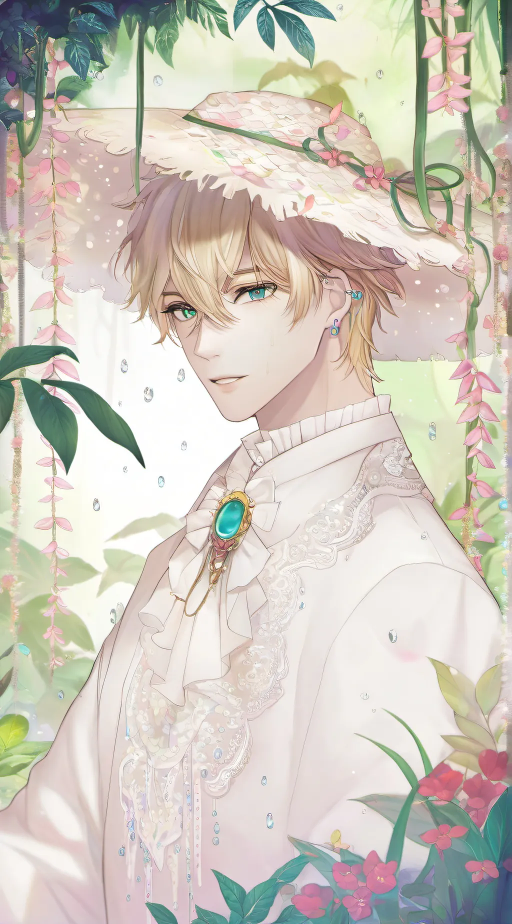 ai character: Oliver  background