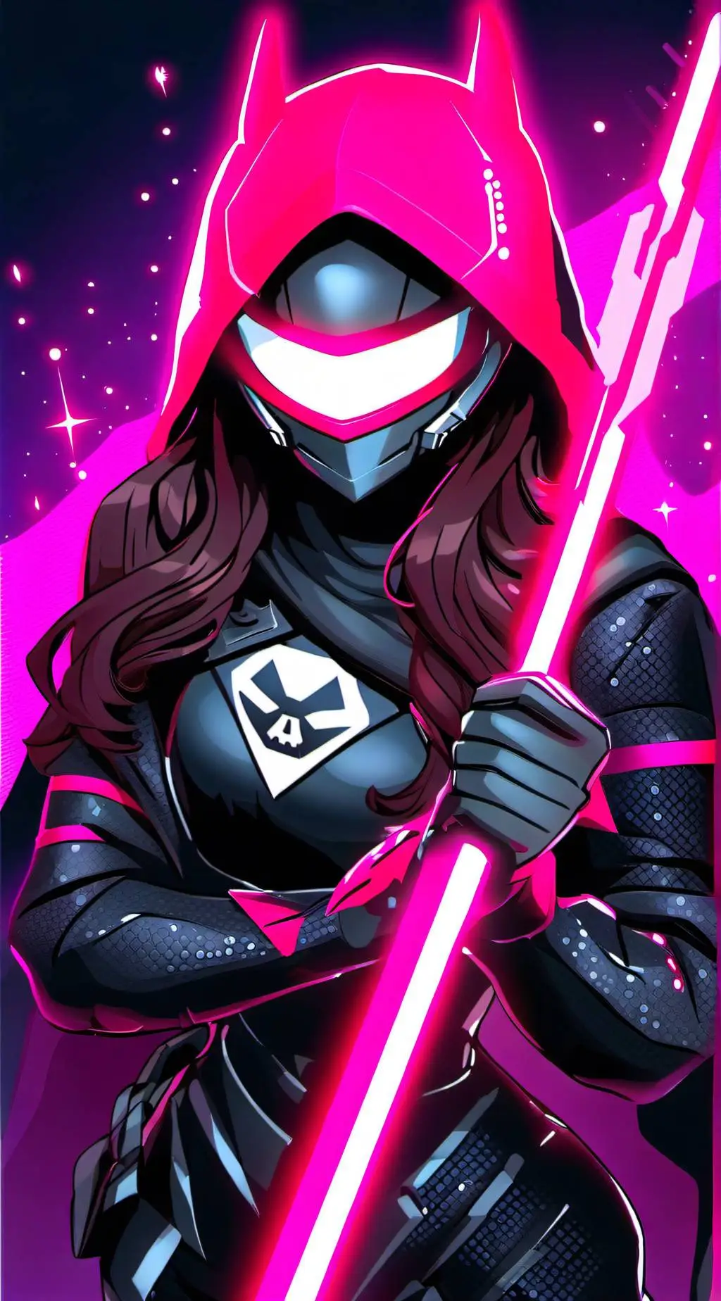 ai character: Cybernetic Queen background