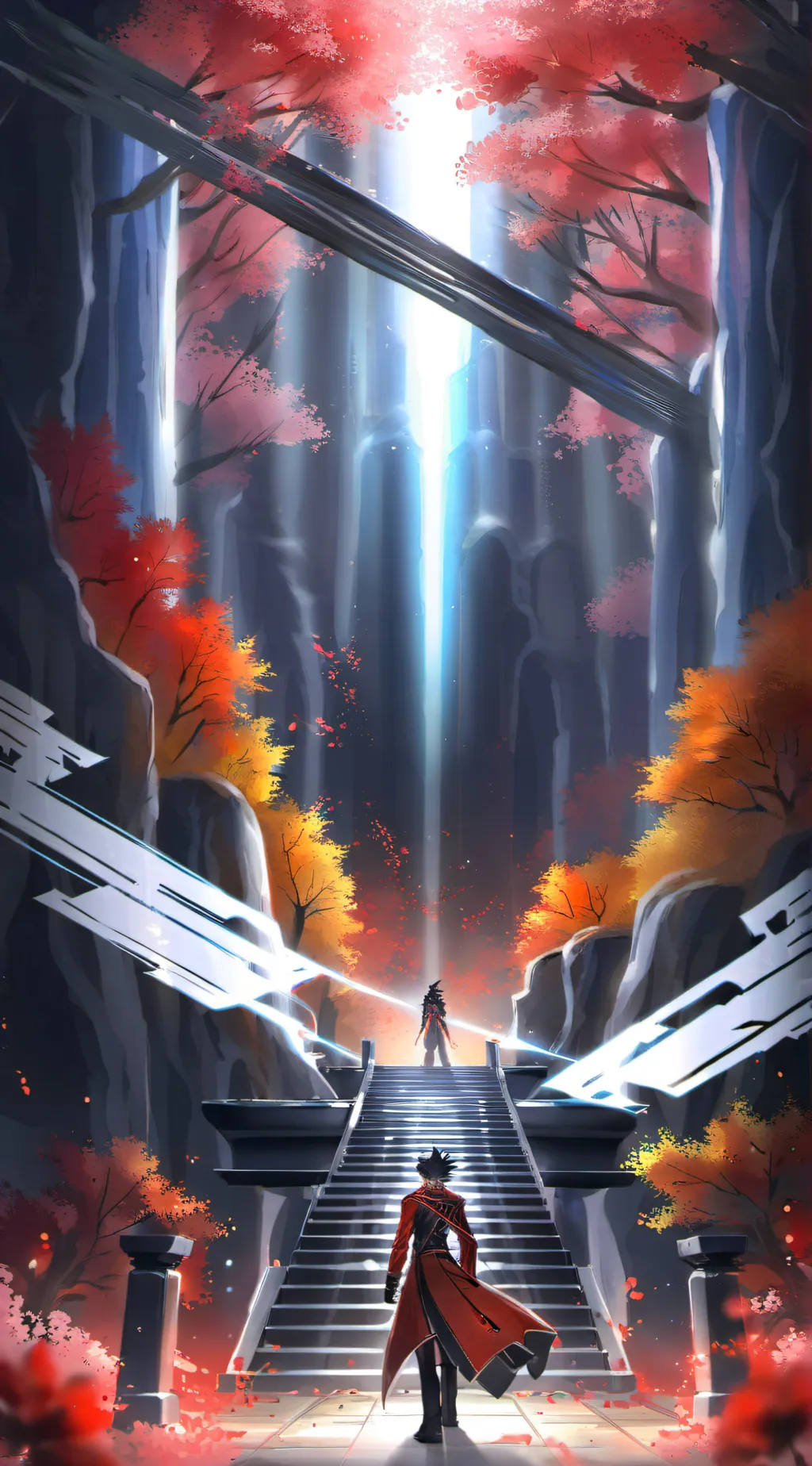 ai character: Satellite background