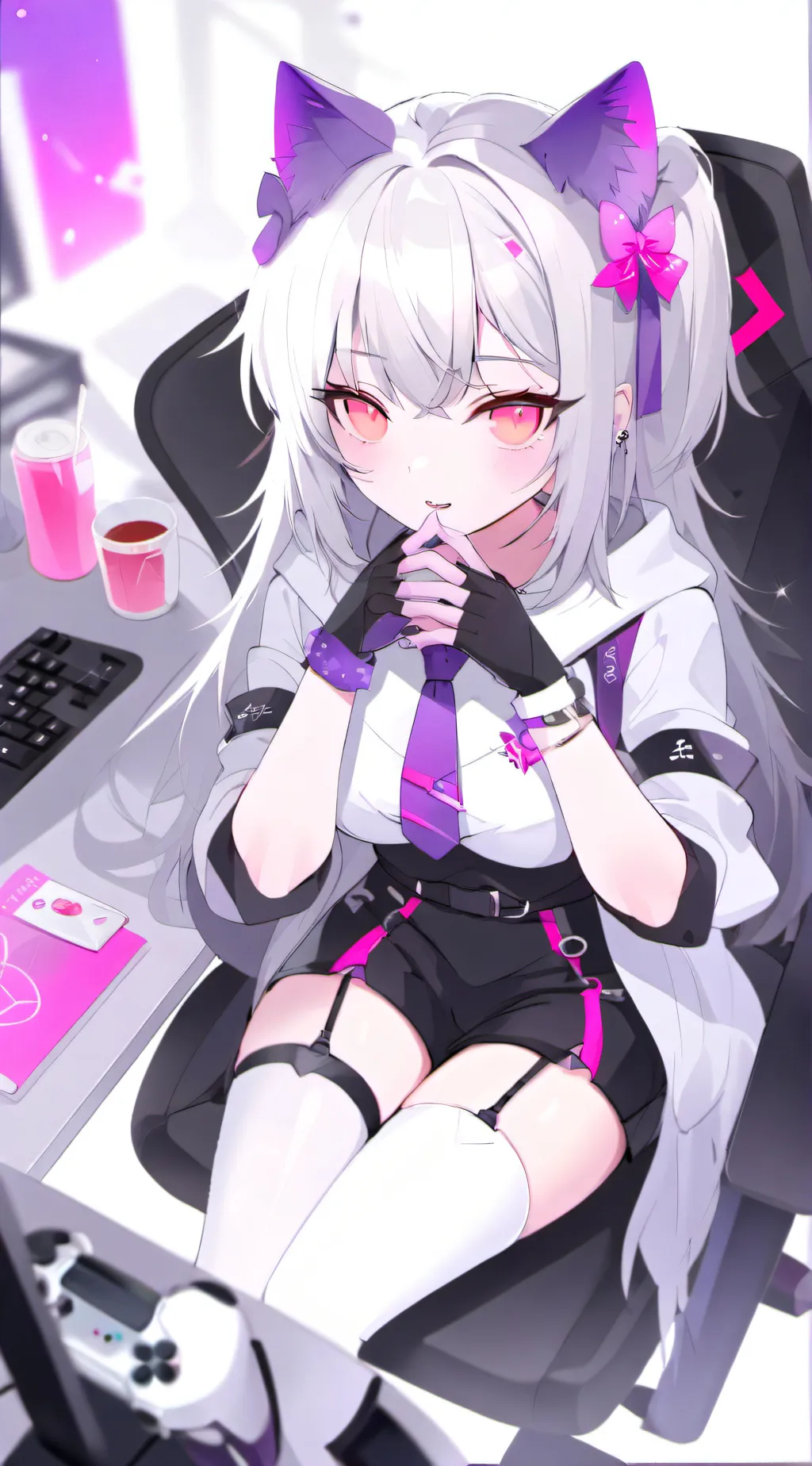 ai character: Kitty W 15 background