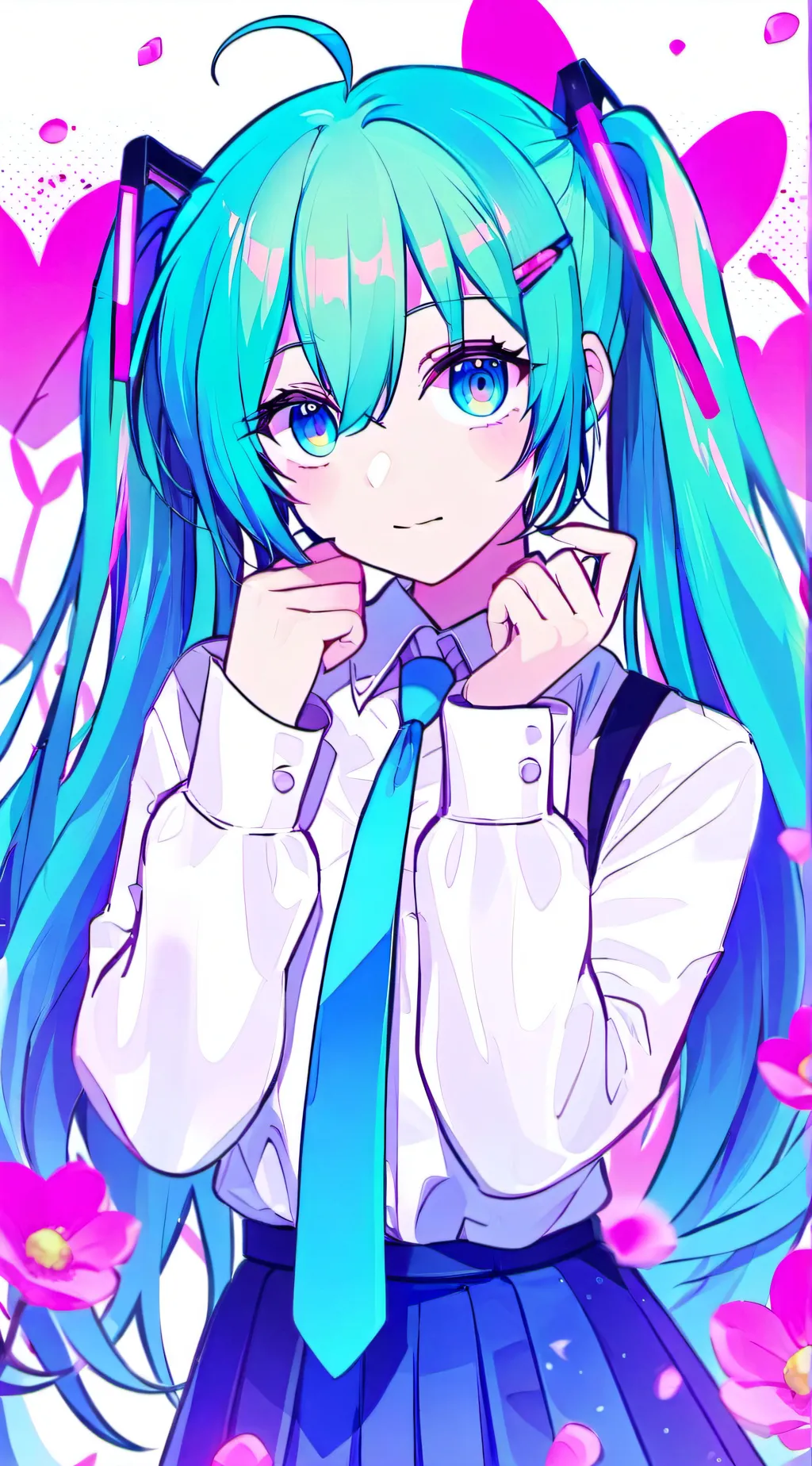 ai character: ☆Hatsune miku☆ background