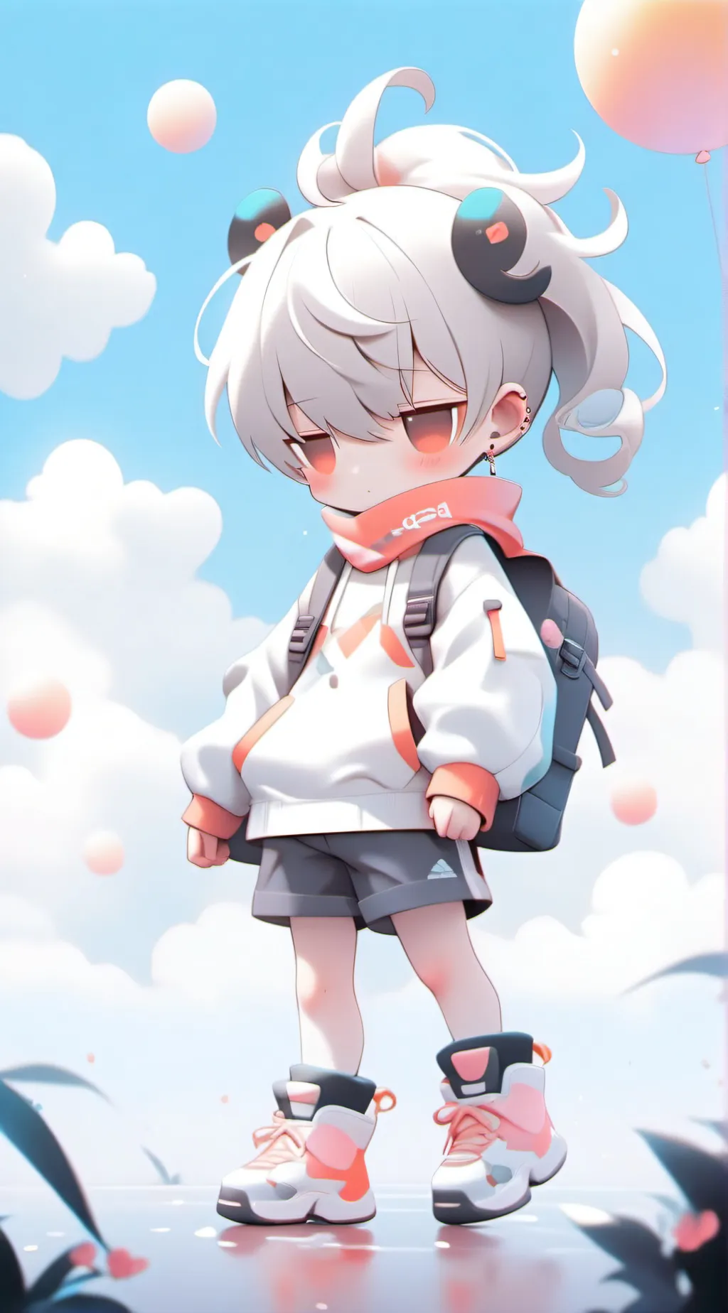 ai character: pibby glitch  background