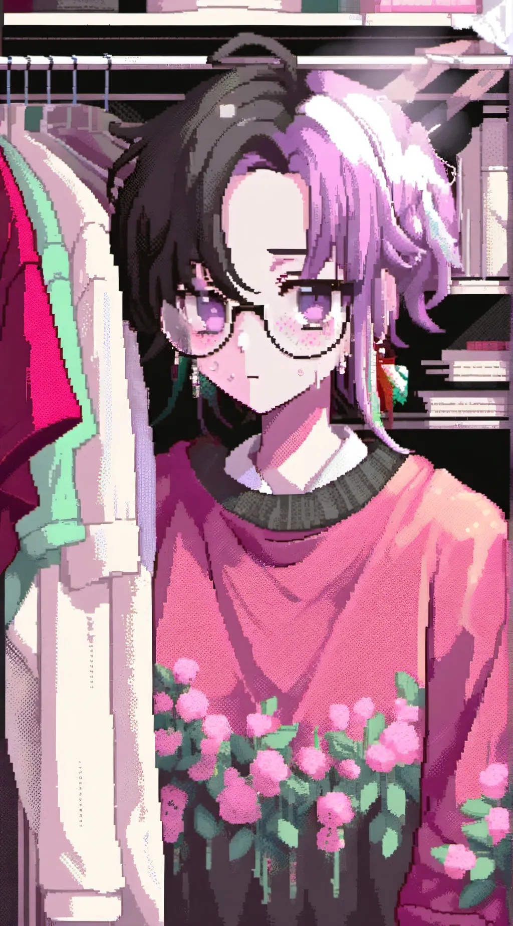 ai character: MHA 7 min in heven background