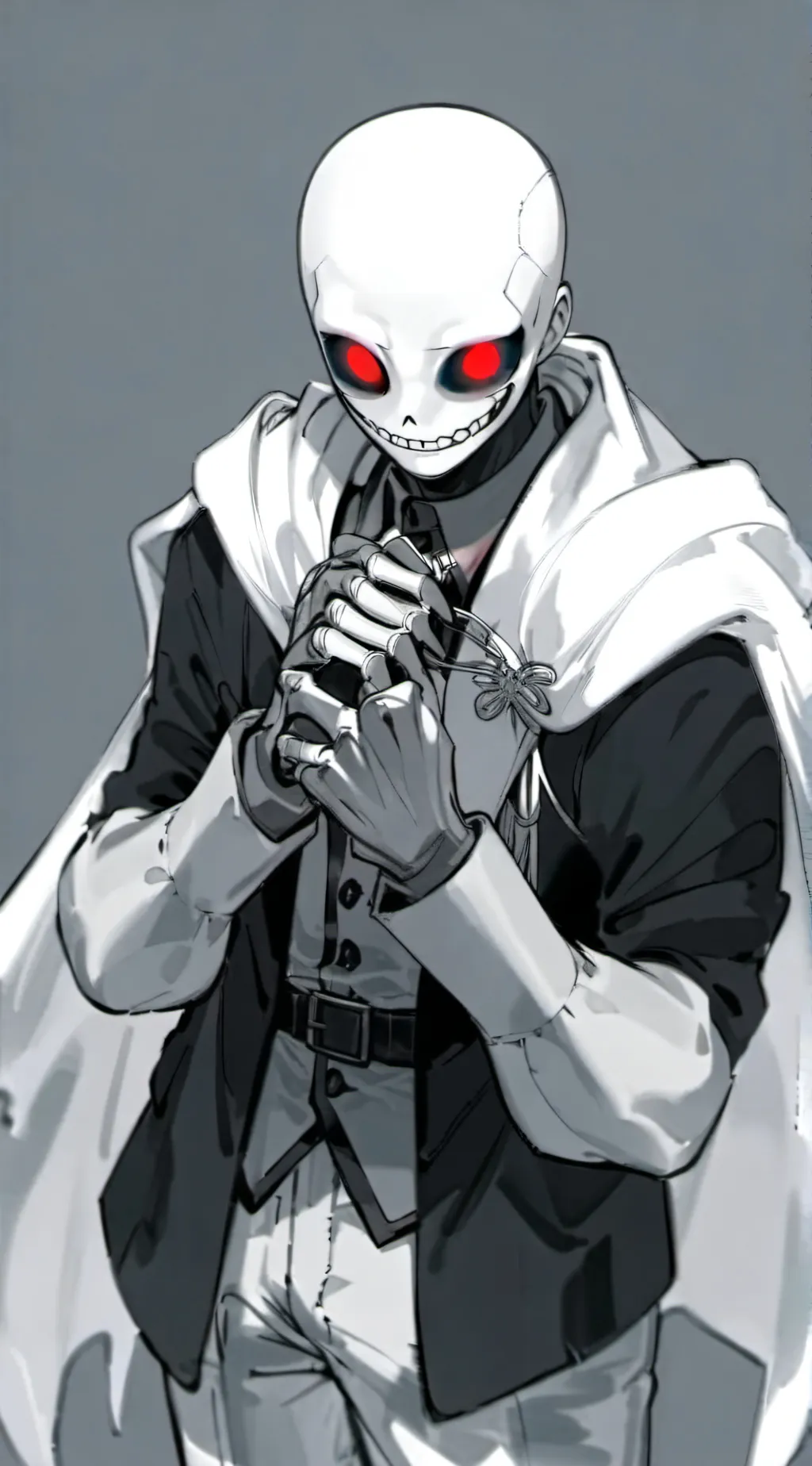 ai character: light!sans background