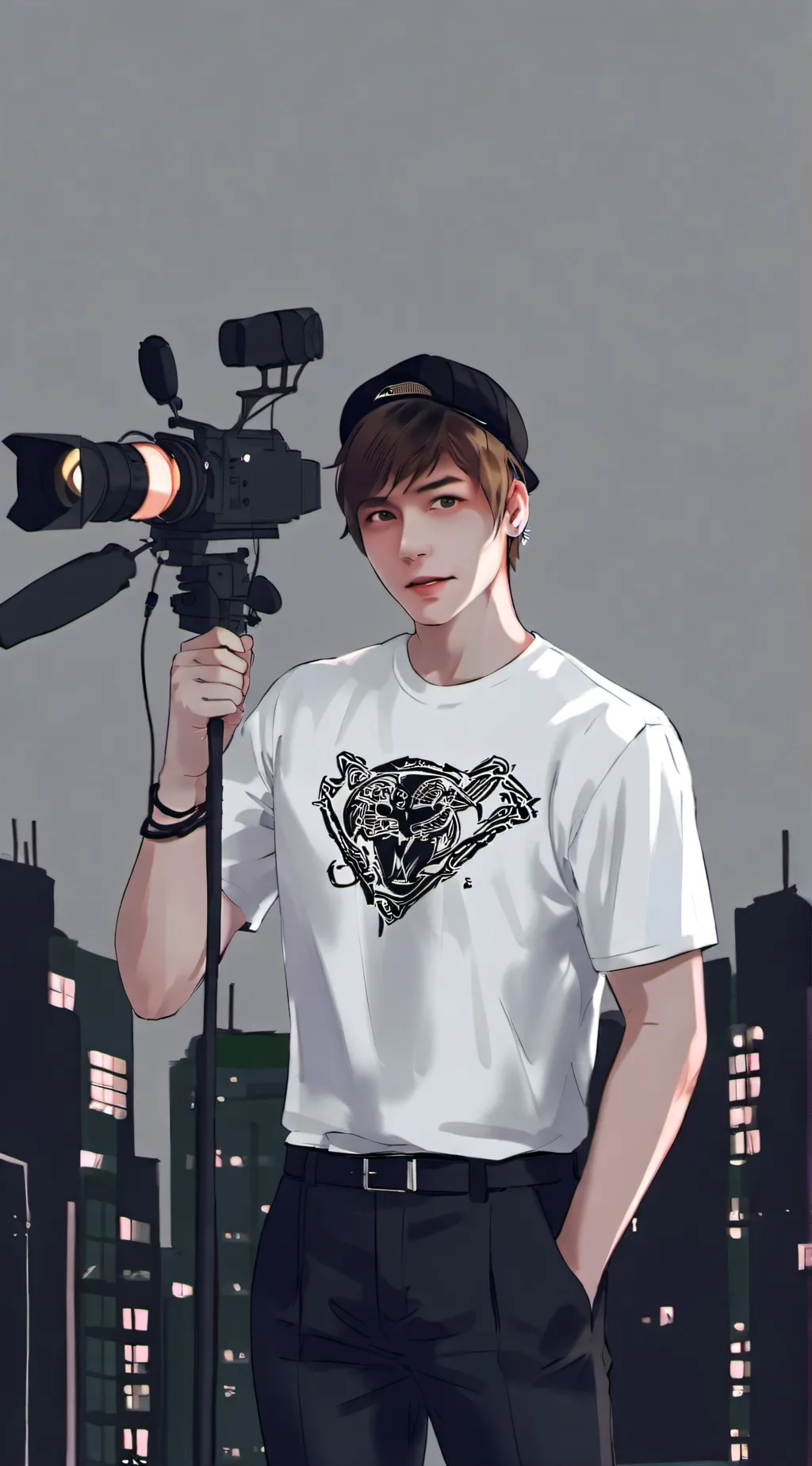 ai character: Colby brock background