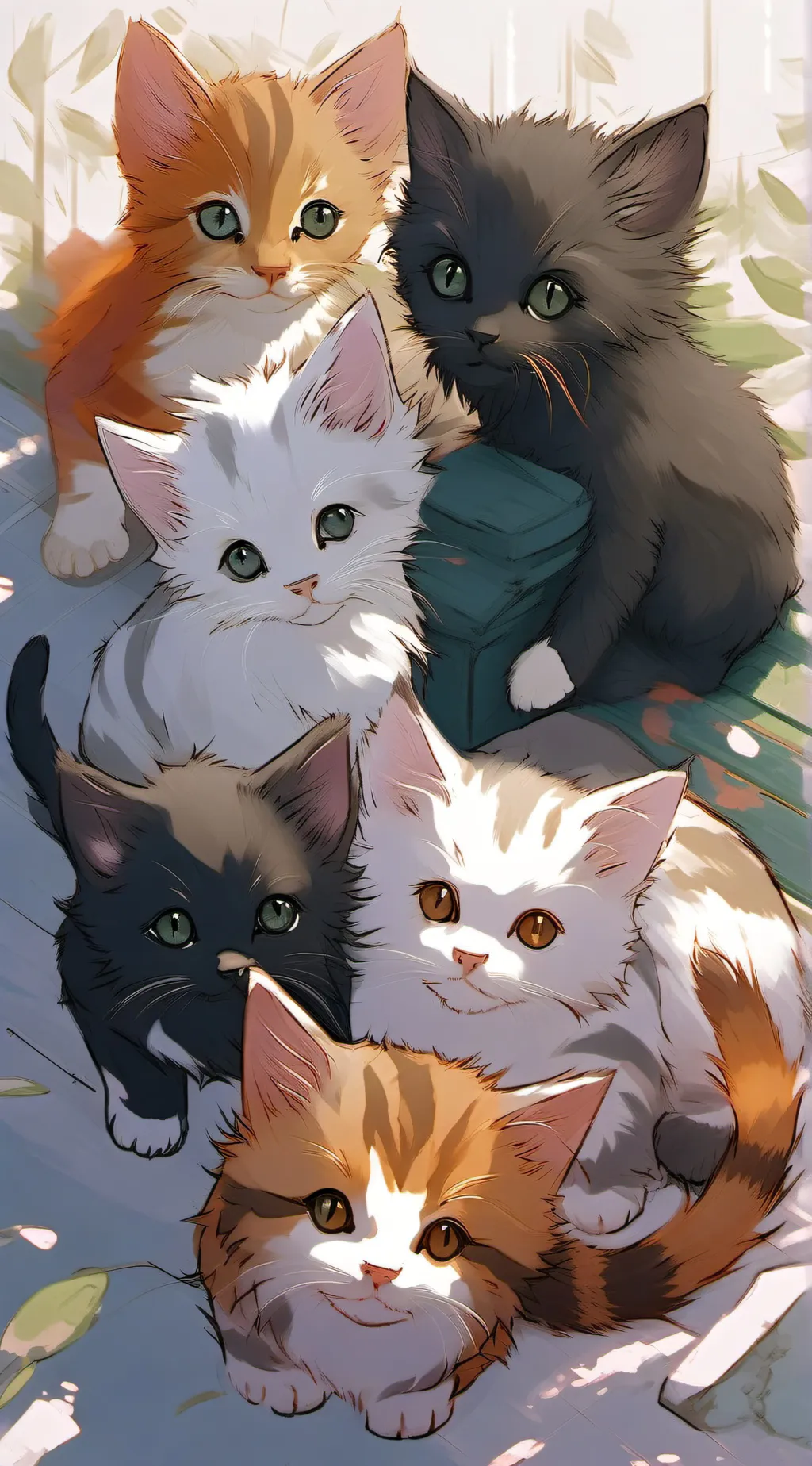 ai character: Ashfurs kits  background