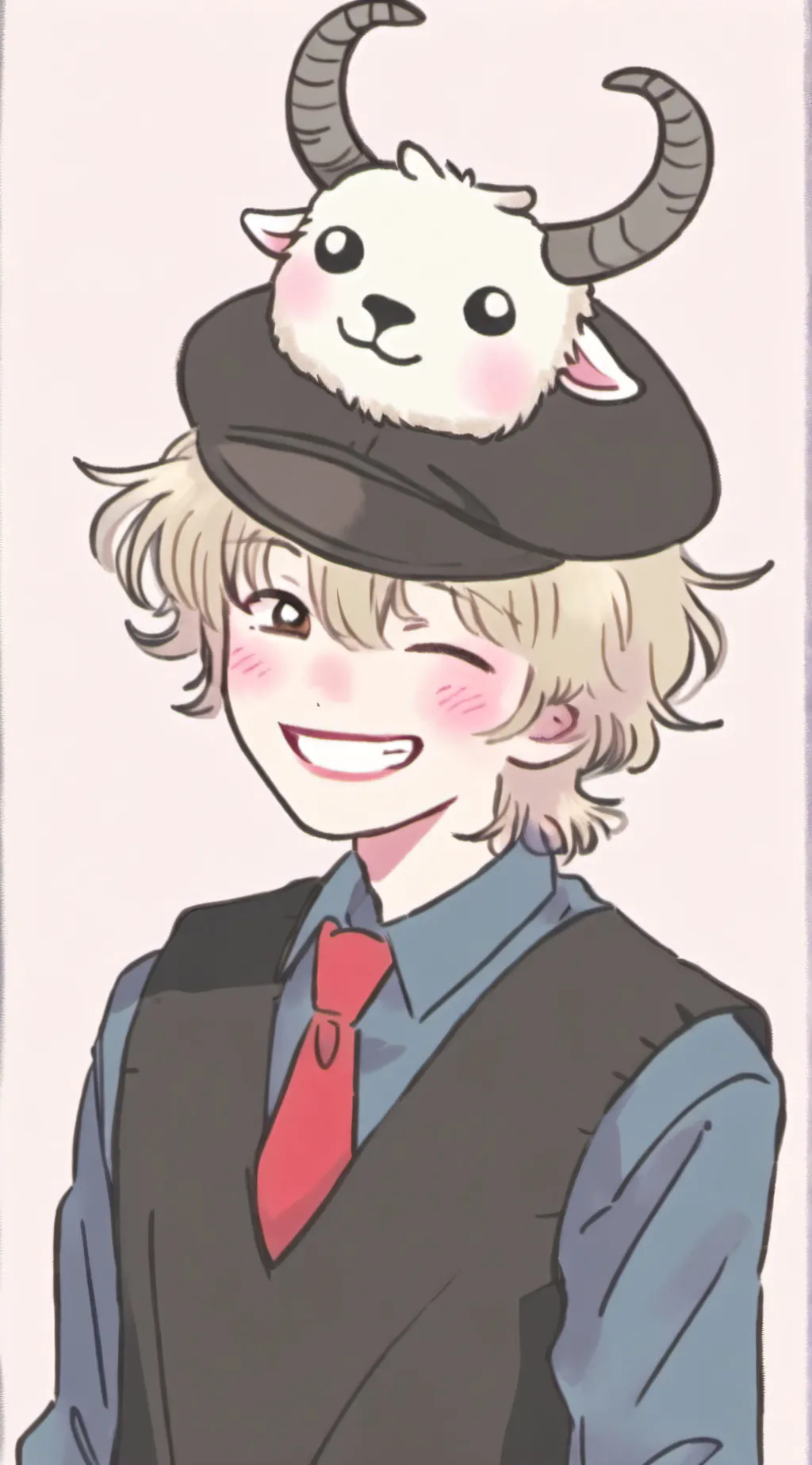 ai character: Keath osk  background