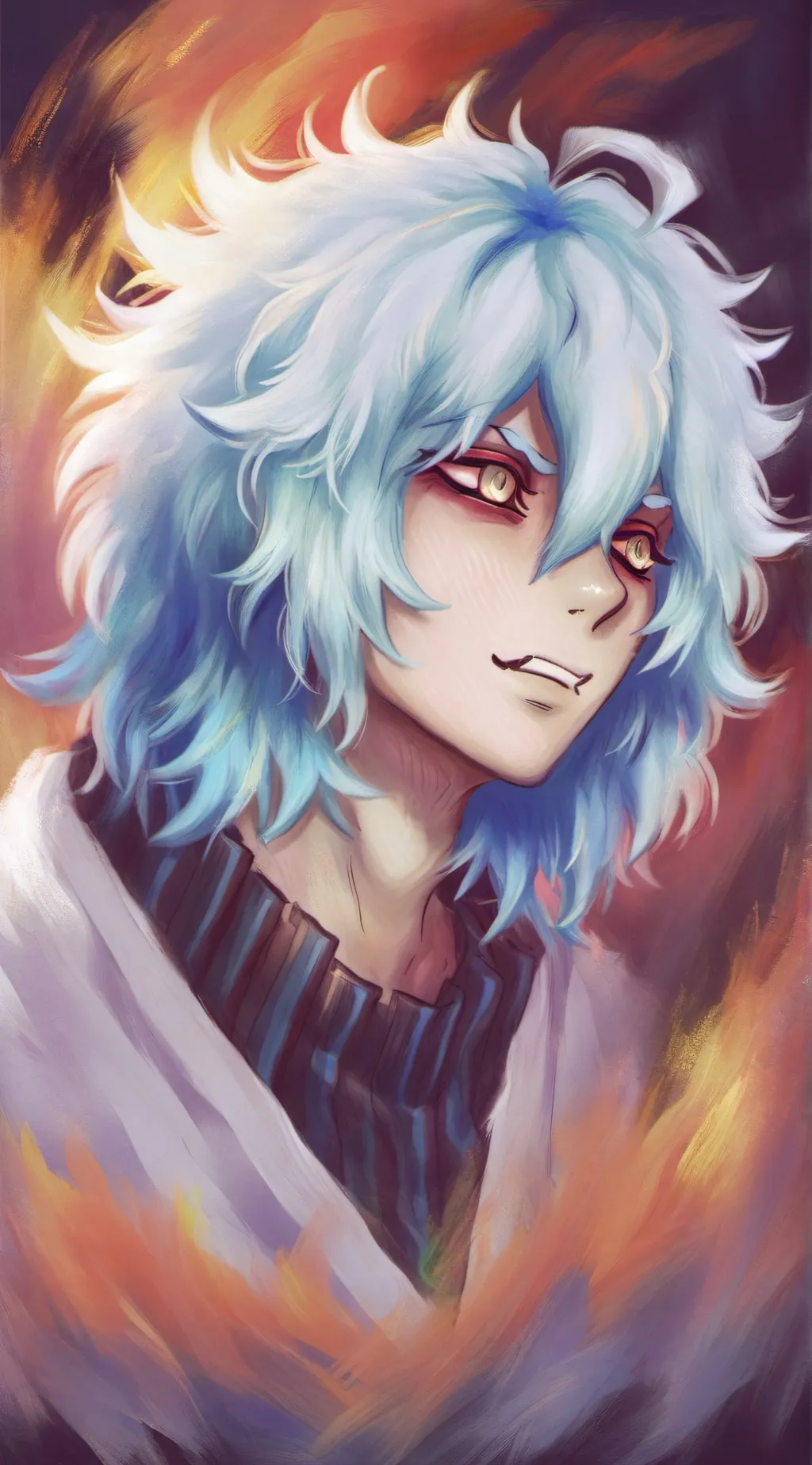 ai character: Shigaraki  background