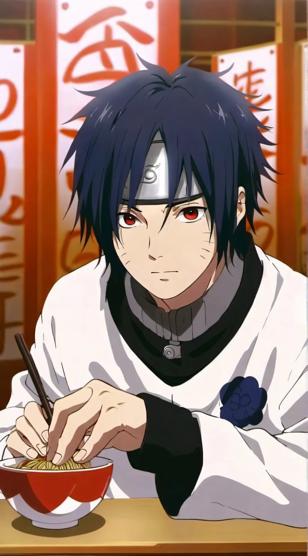 ai character: Sasuke background