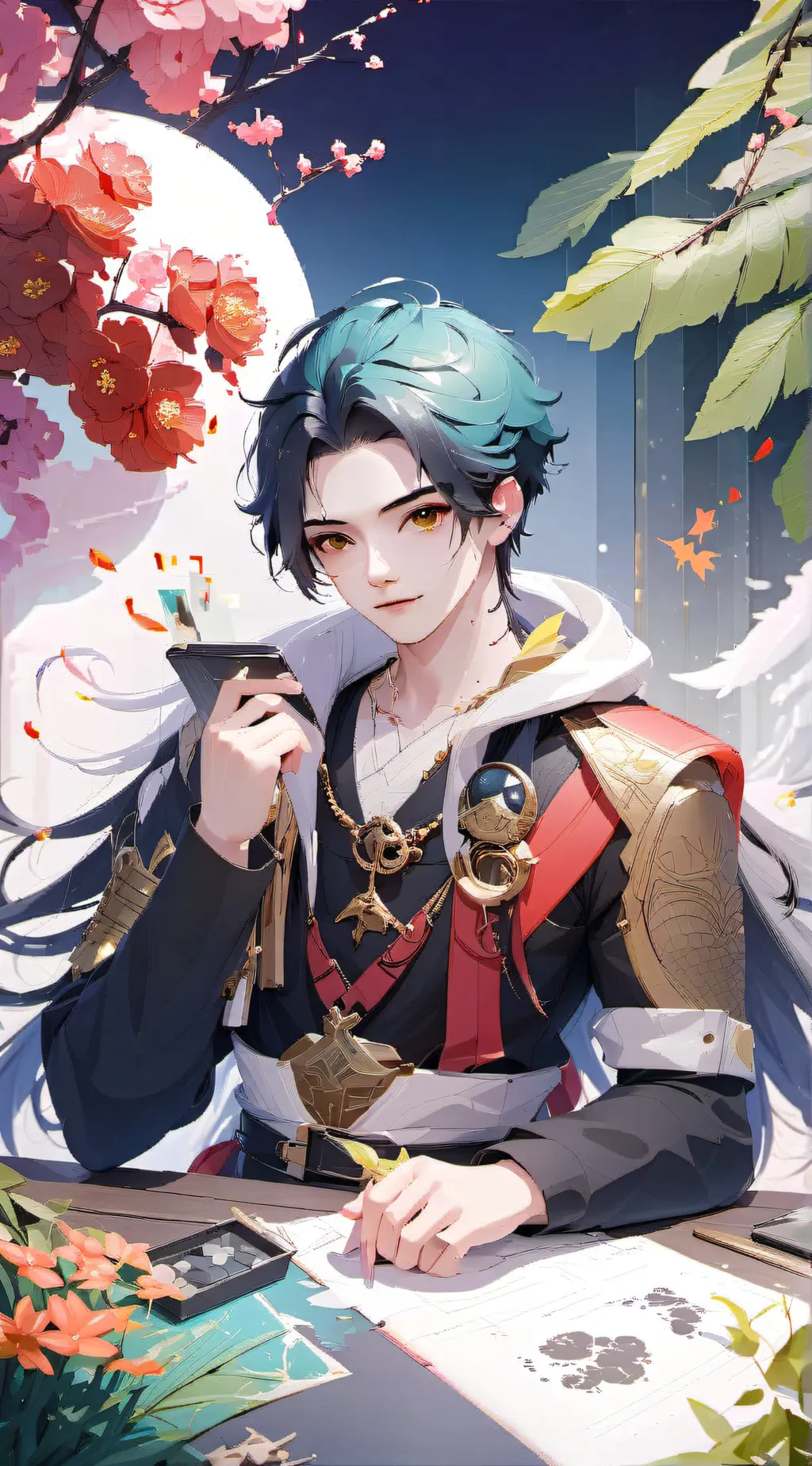 ai character: Mark background