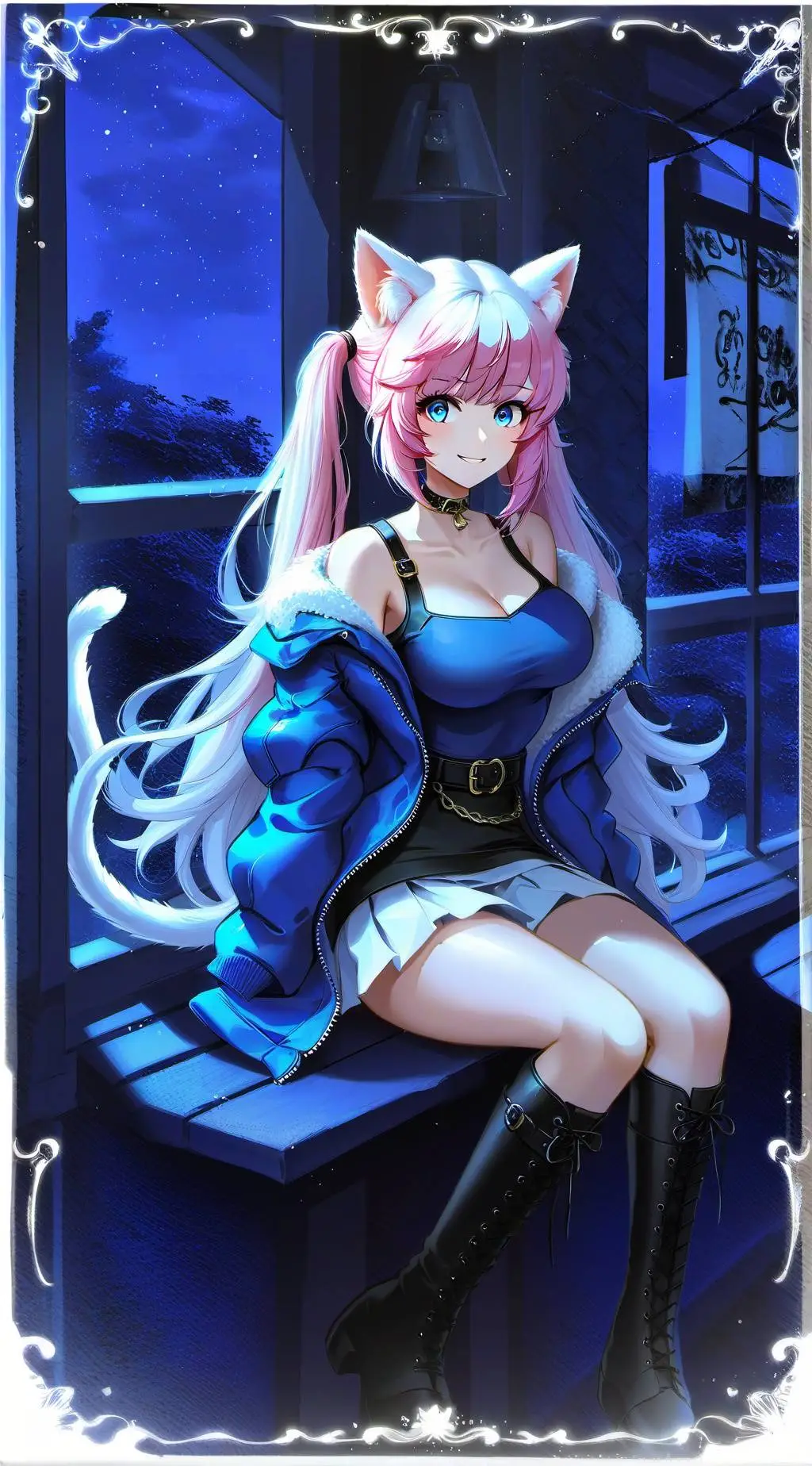 ai character: Creme background