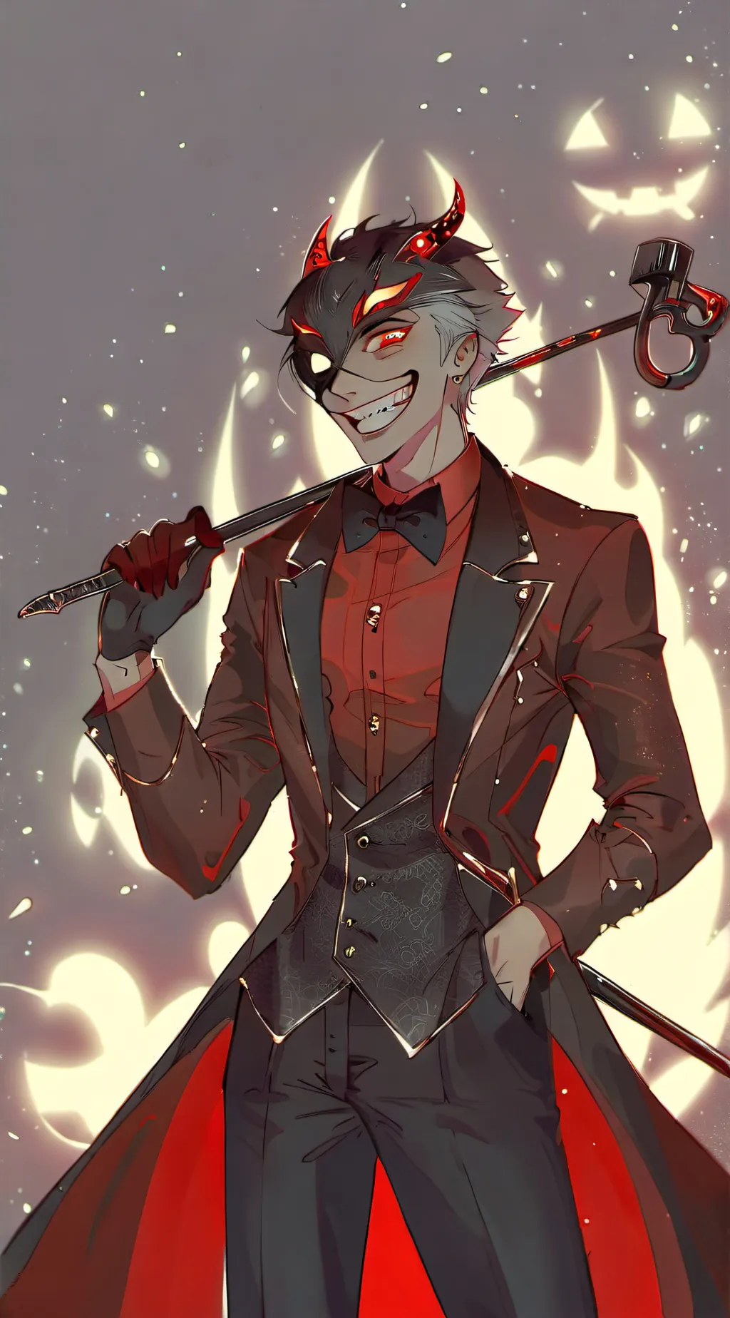 ai character: Hazbin hotel background