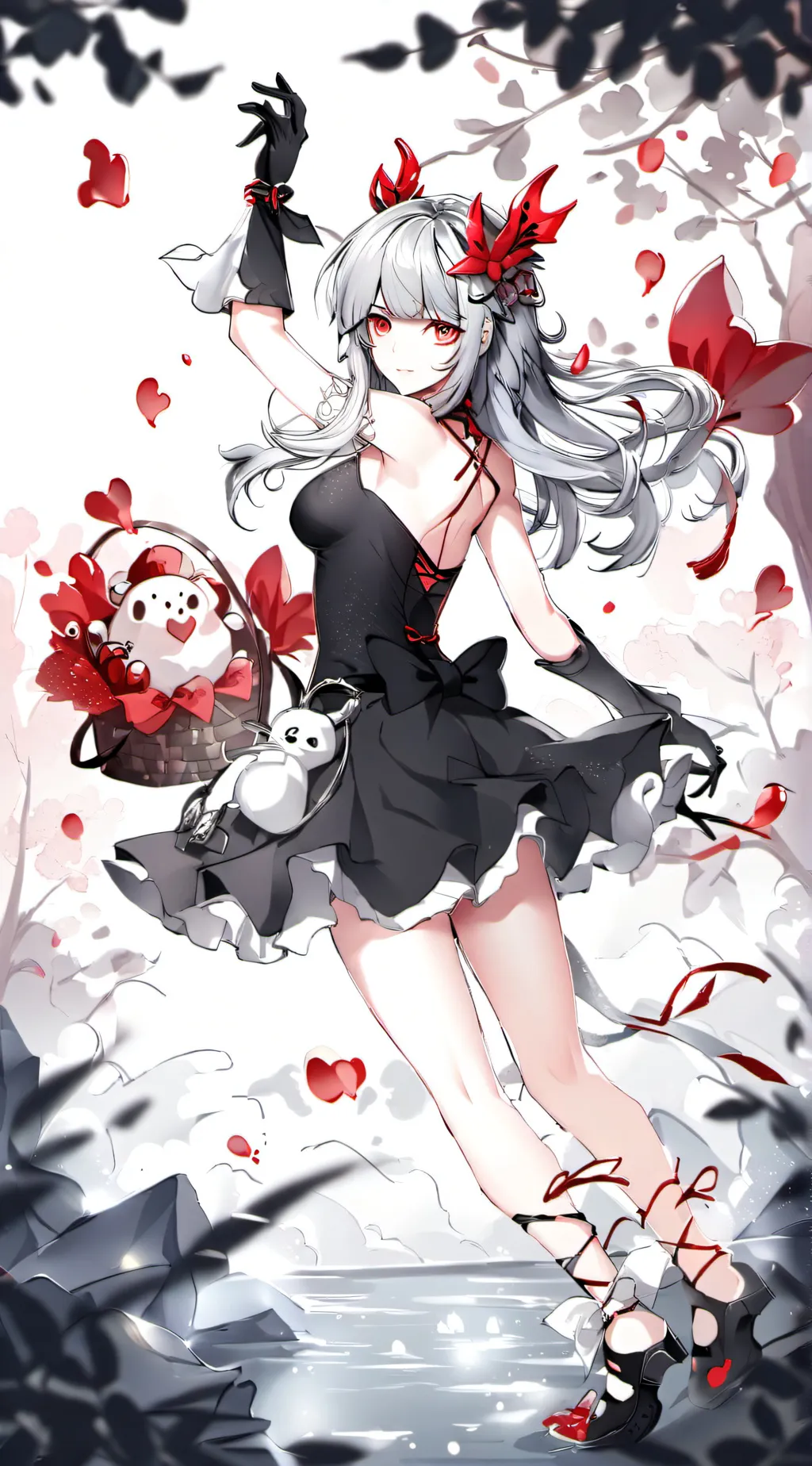 ai character: Silly girl. background