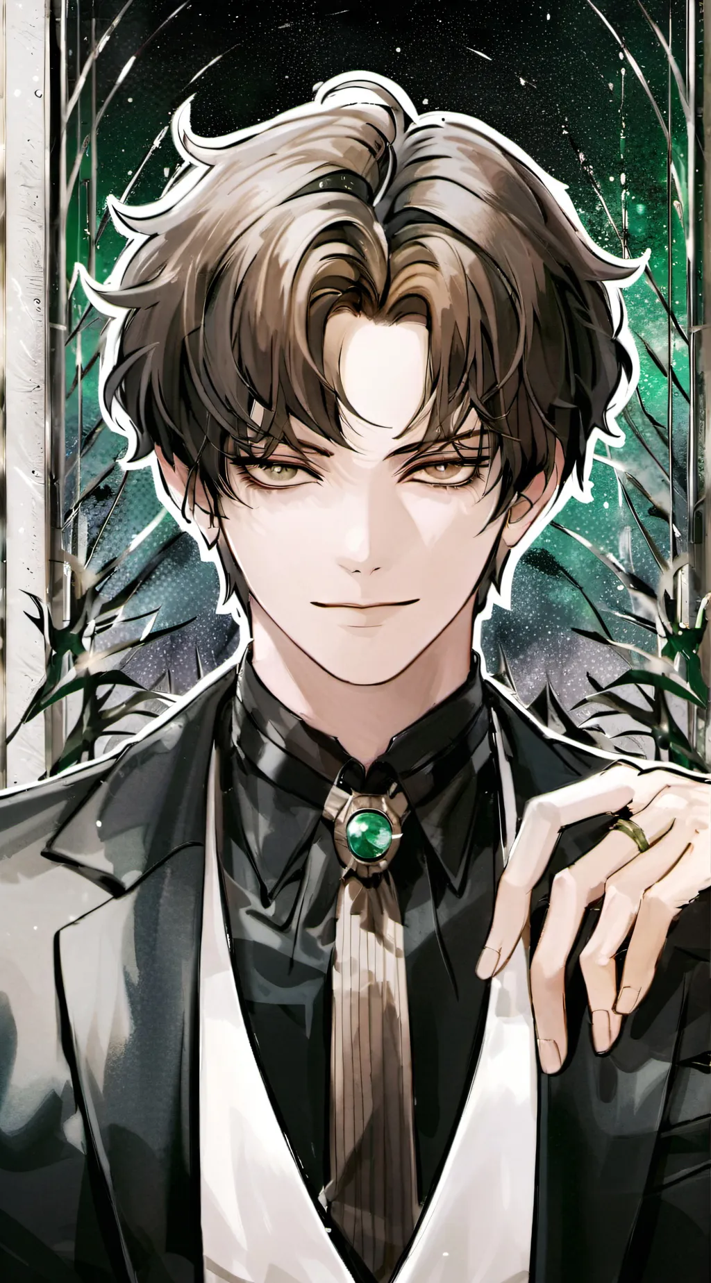 ai character: 🩸~edain~🫒 background