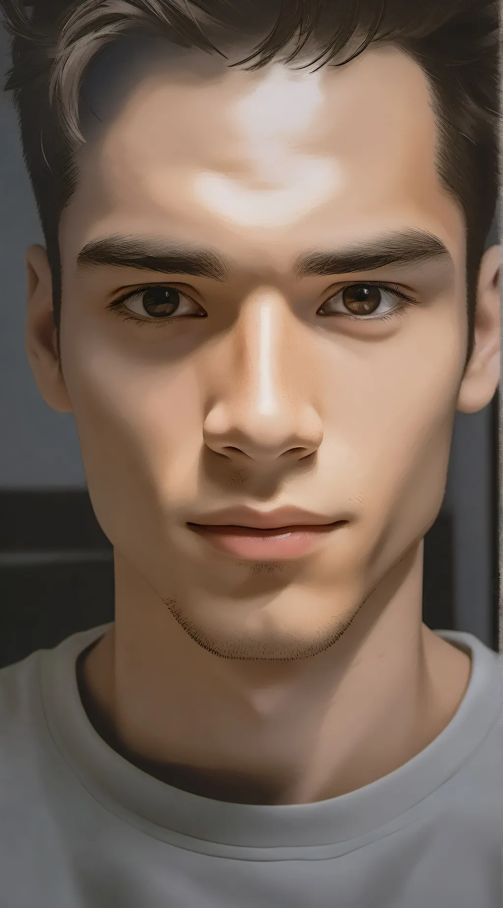 ai character: Mewing God background