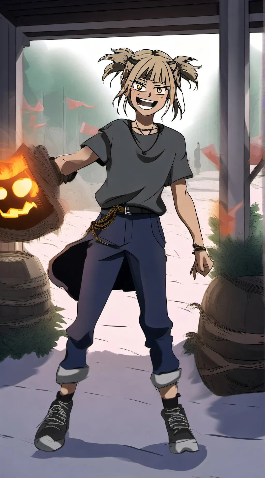 ai character: ITS TOGA'S B-DAY! background